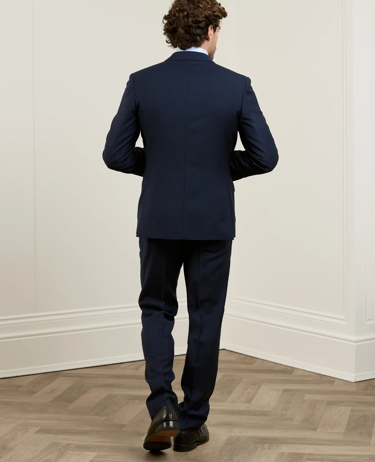 Grafton Wool 2 Piece Suit - Navy Check thumbnail 5