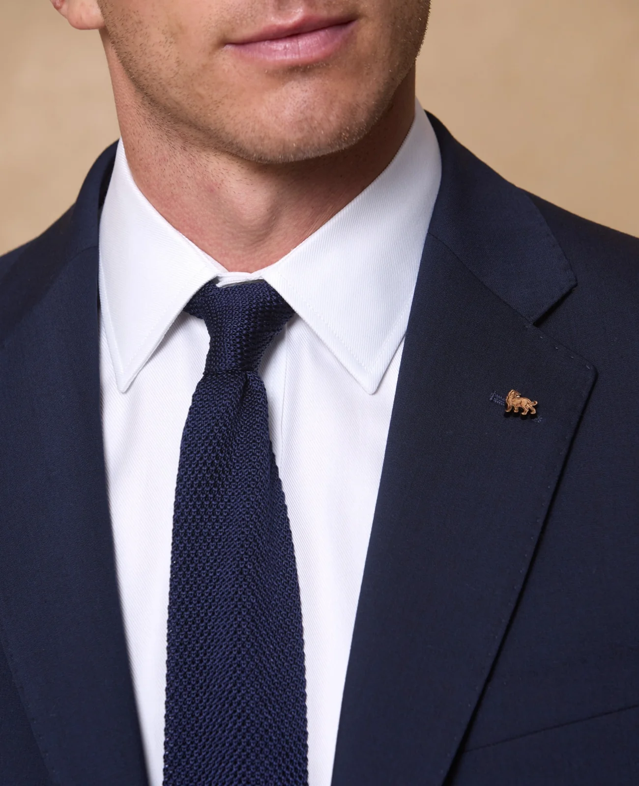 Grafton Wool Rich 2 Piece Travel Suit - Navy thumbnail 6