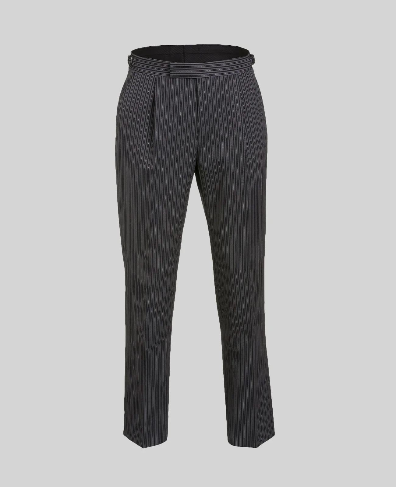 Grey Pinstripe Classic Fit Morning Trouser thumbnail 6
