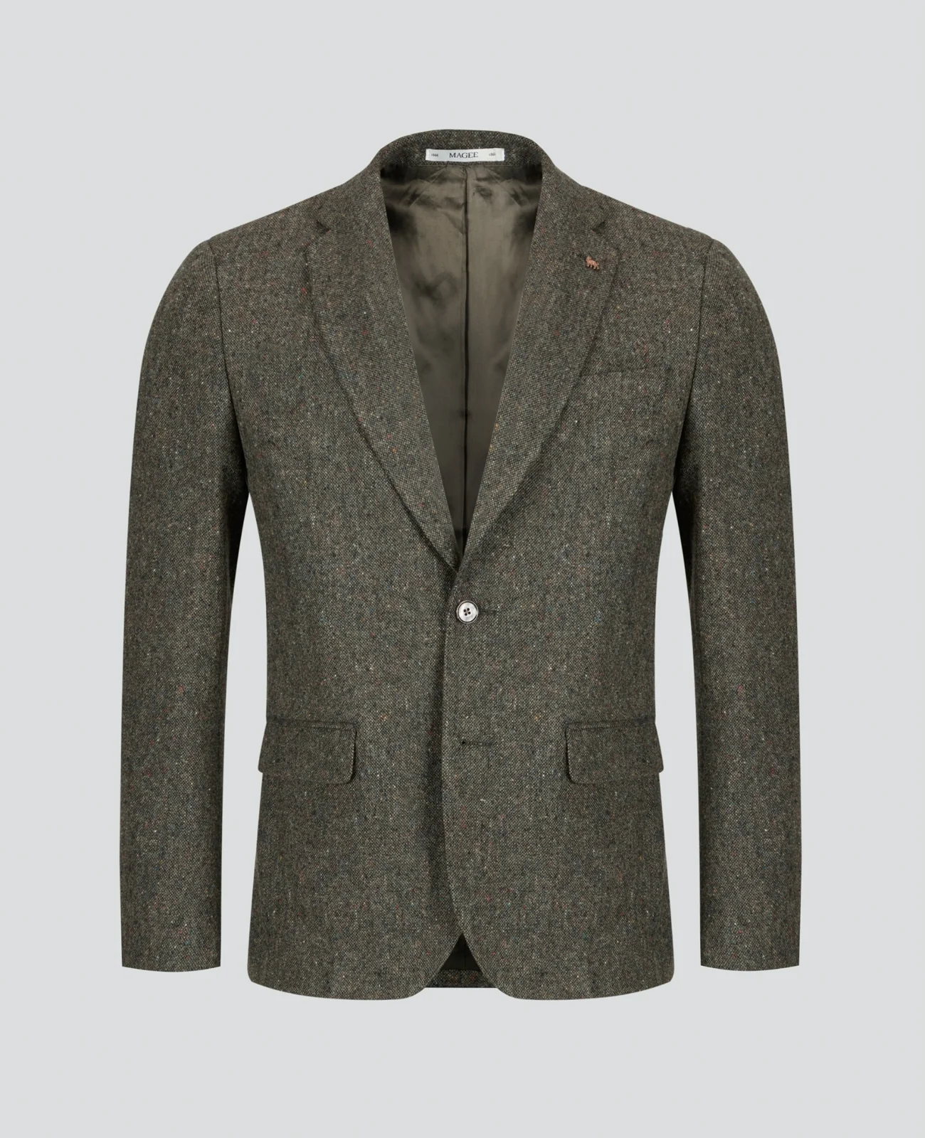 Kildare Dark Green Donegal Tweed 3 Piece Suit thumbnail 2