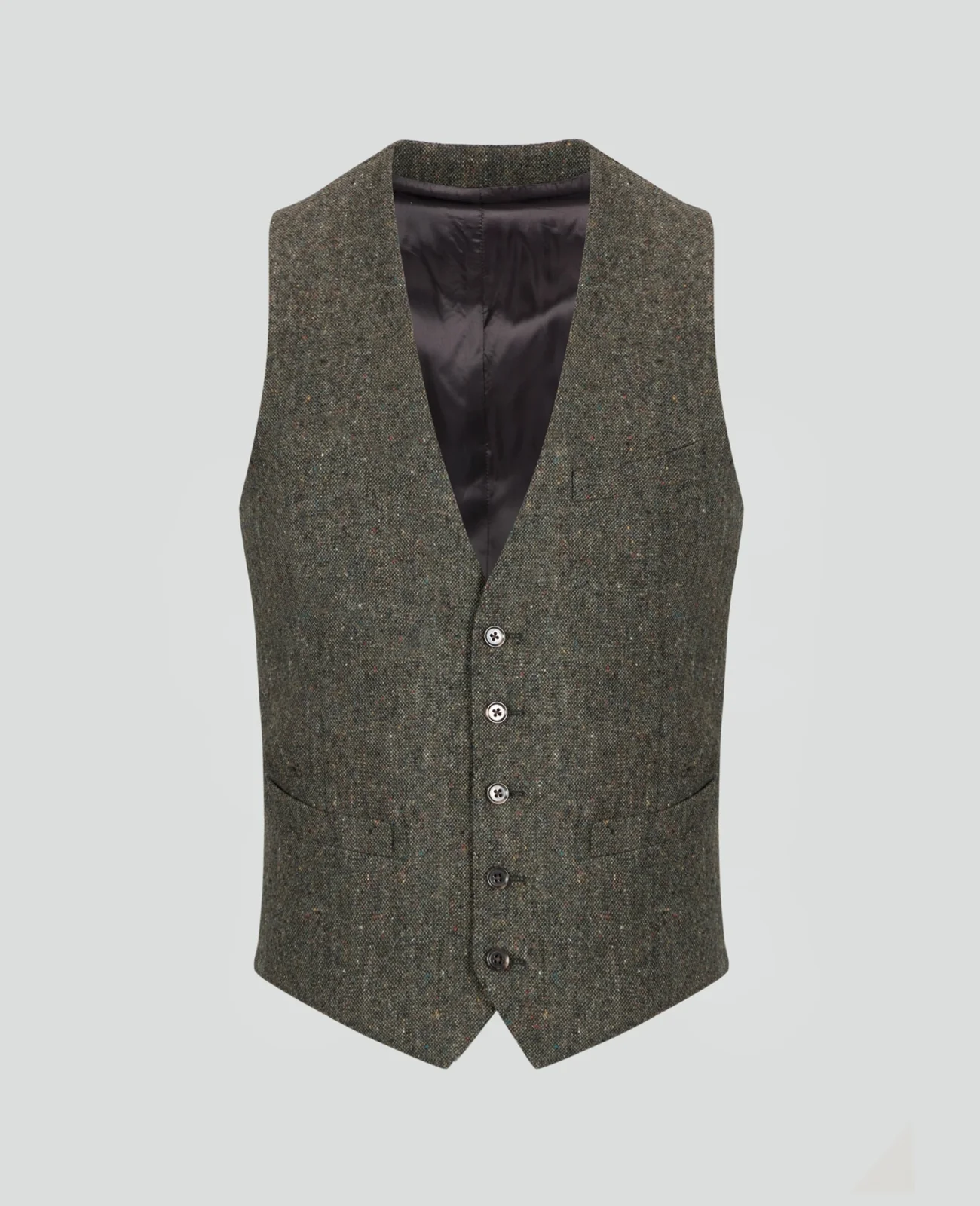 Kildare Dark Green Donegal Tweed 3 Piece Suit thumbnail 4