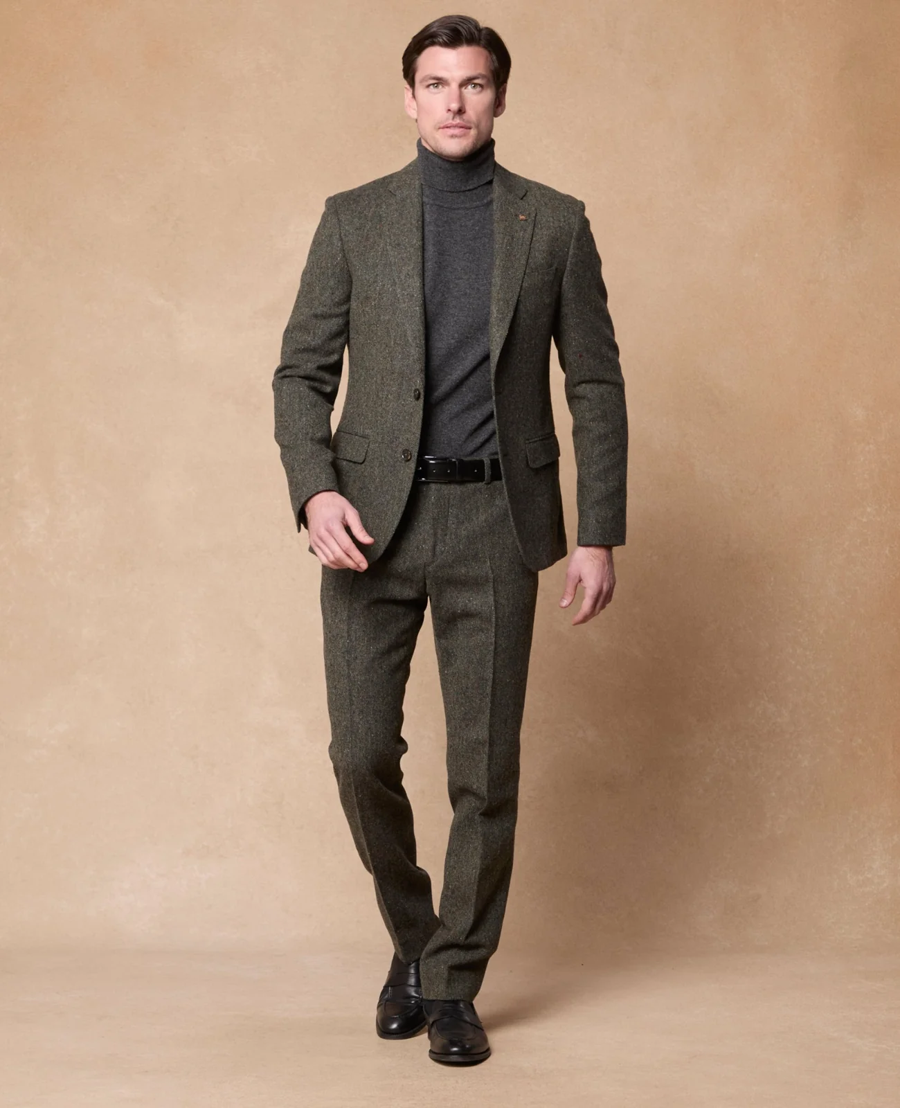 Kildare Dark Green Donegal Tweed 3 Piece Suit thumbnail 6