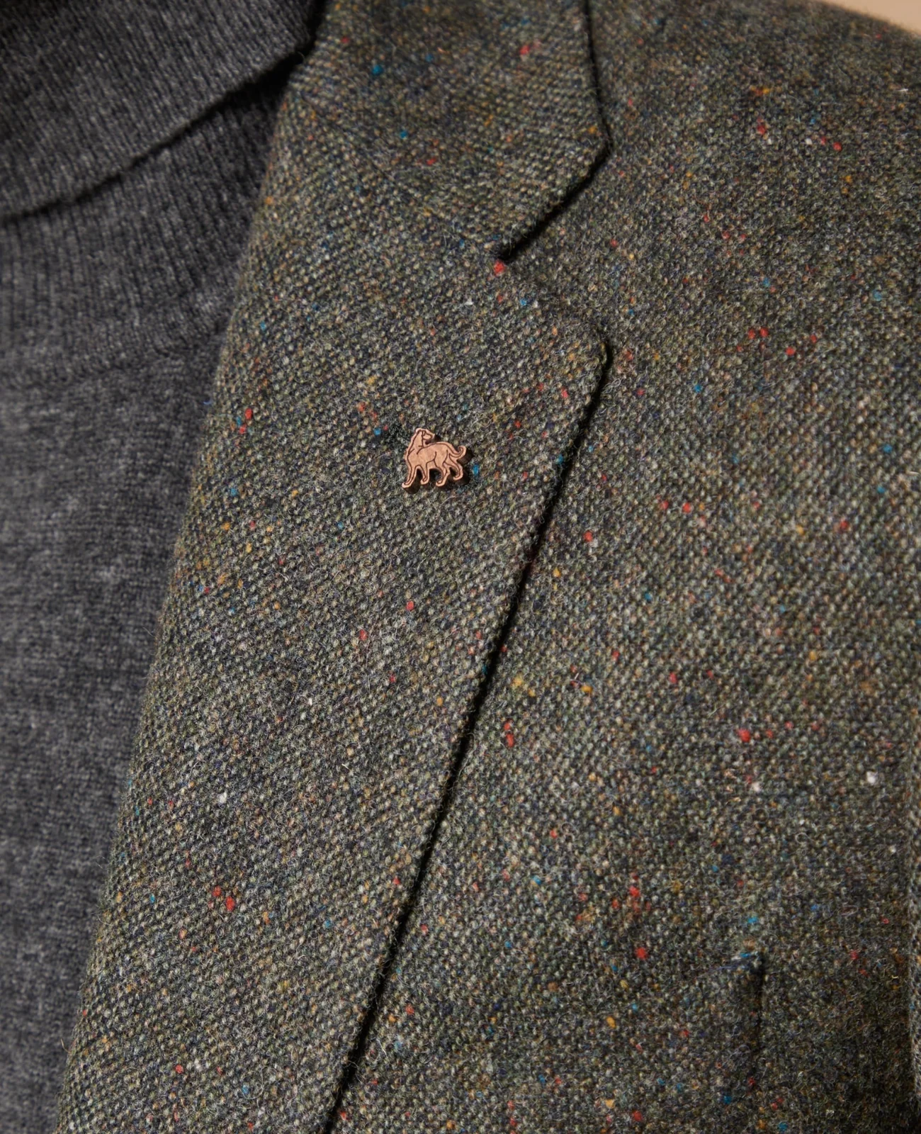 Kildare Dark Green Donegal Tweed 3 Piece Suit thumbnail 8
