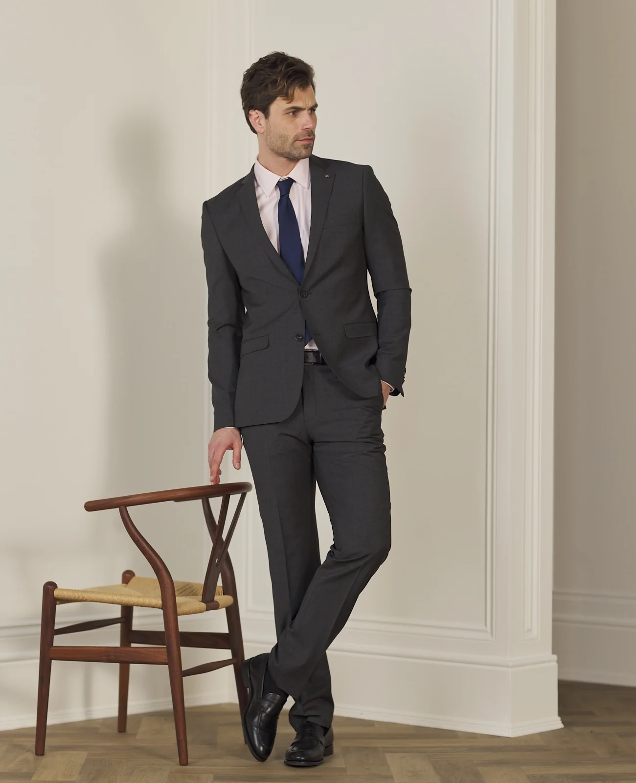 Liffey Suit Jacket in Grey primary image