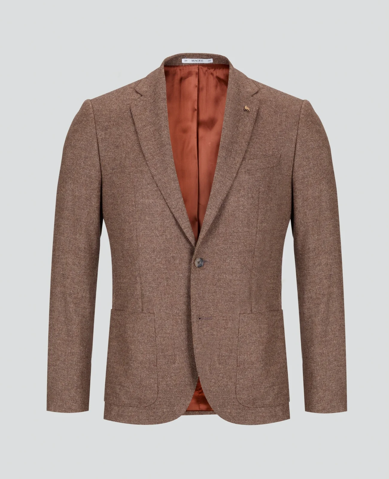 Listowel Brown Sharkskin Blazer thumbnail 2