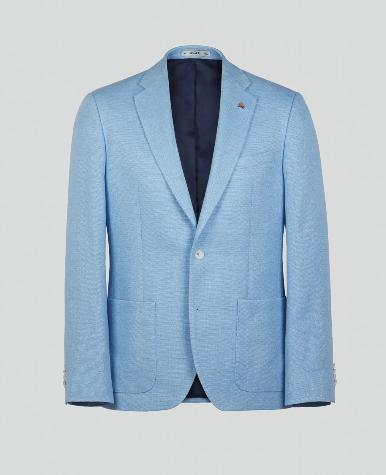 Listowel Irish linen Blazer - Blue thumbnail 2