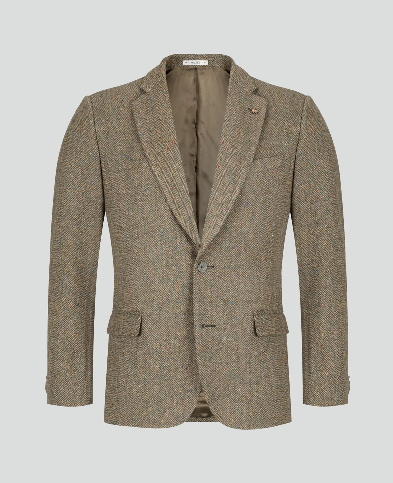 Merrion 2 Piece Green Donegal Tweed Suit thumbnail 2