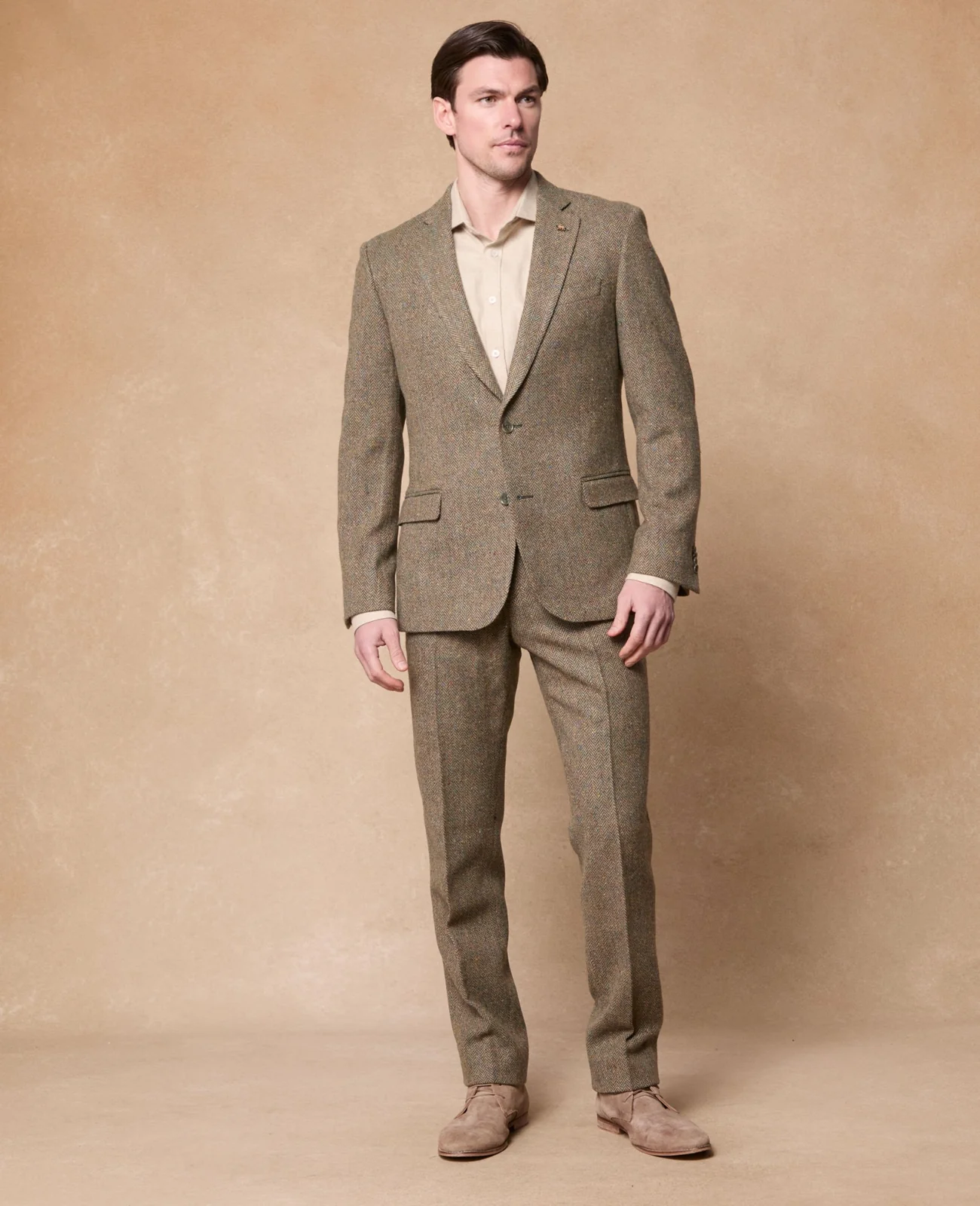 Merrion 2 Piece Green Donegal Tweed Suit primary image