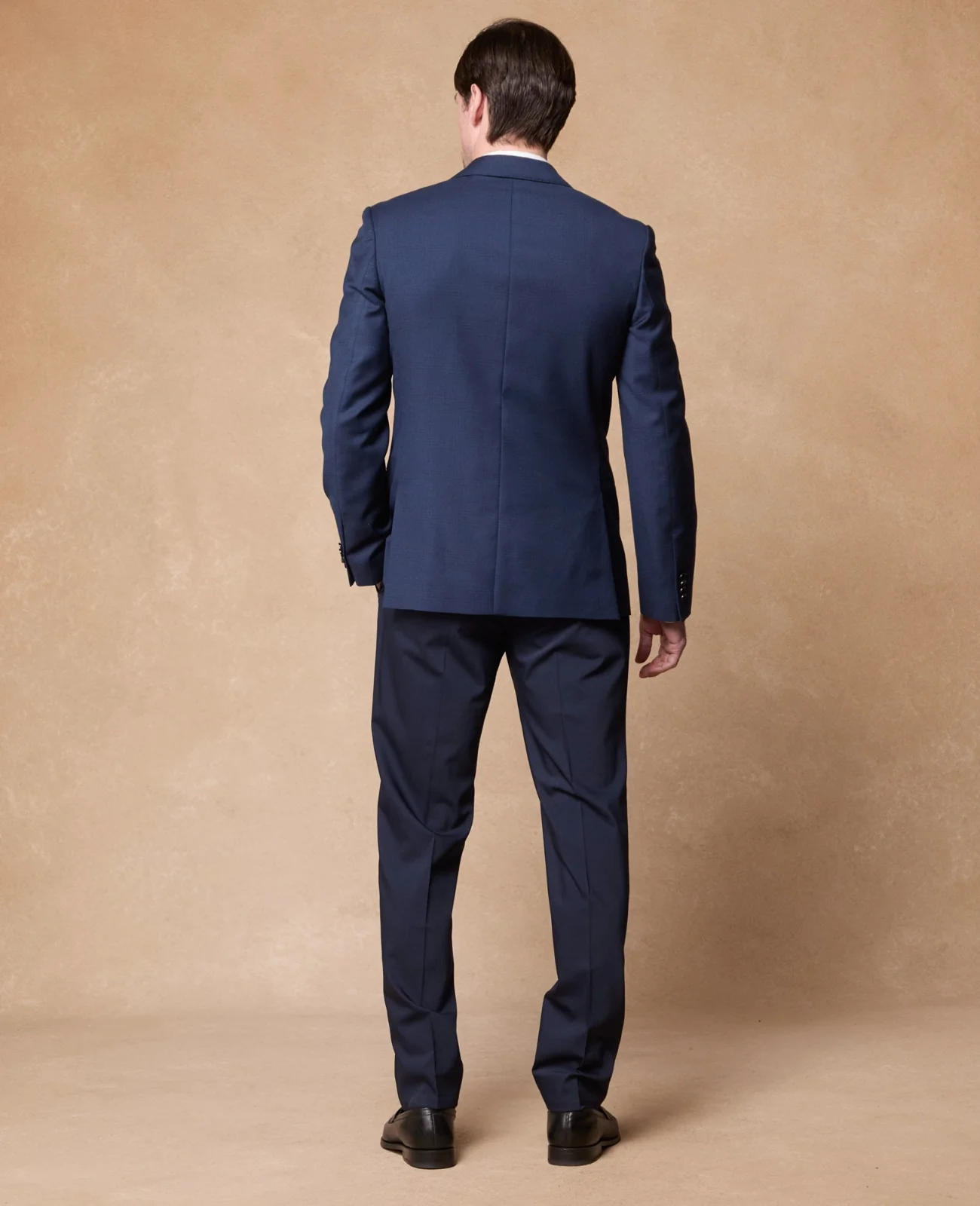 Merrion 2 Piece Suit in Blue Glencheck thumbnail 3