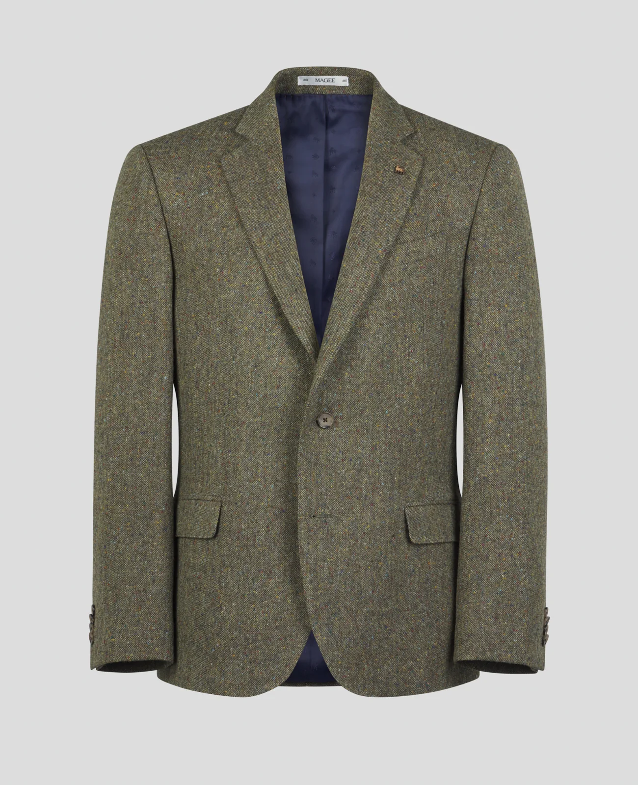Milltown Green Handwoven Donegal Tweed Blazer primary image