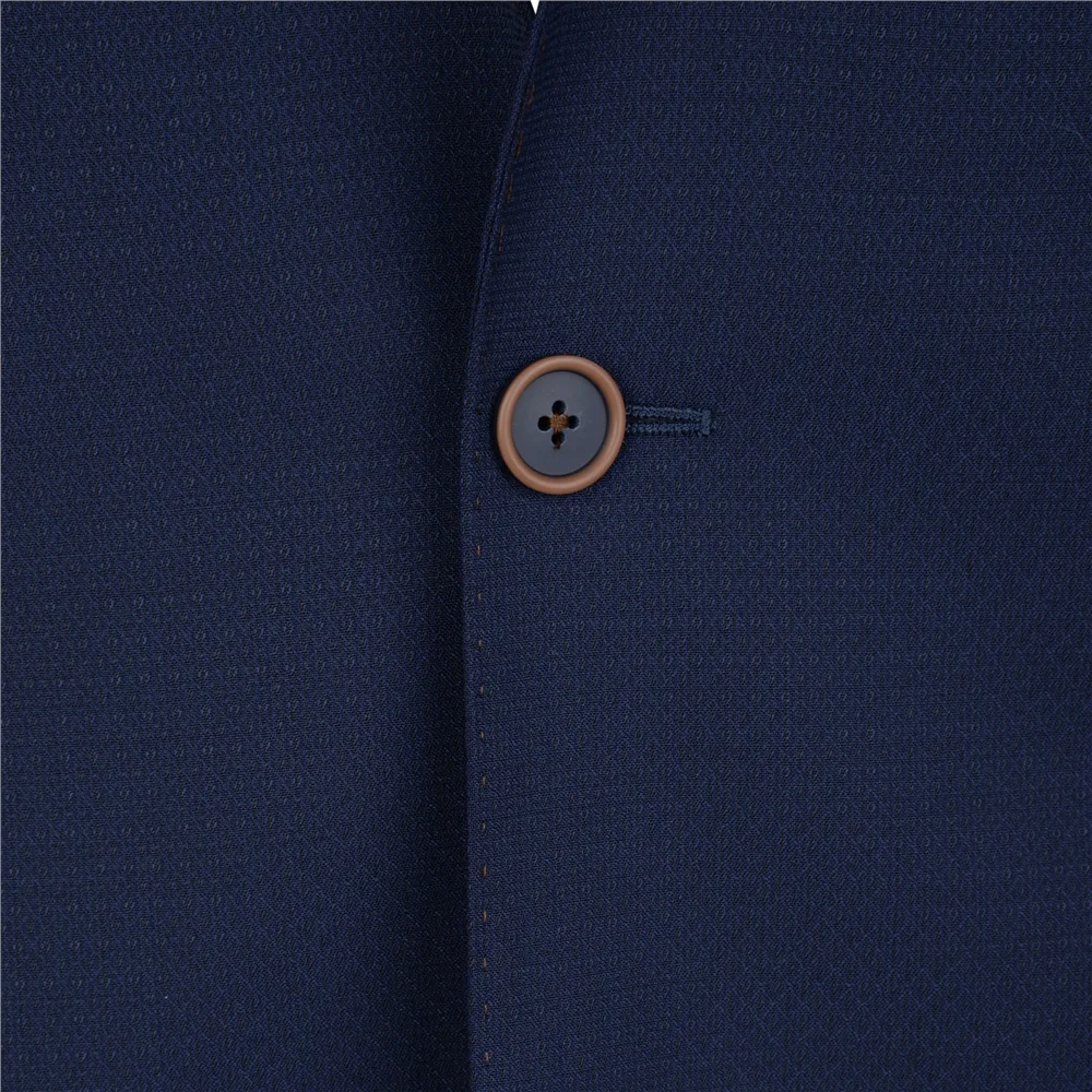 Mix Match Tailored Fit Jacket in Navy Micro Design thumbnail 6