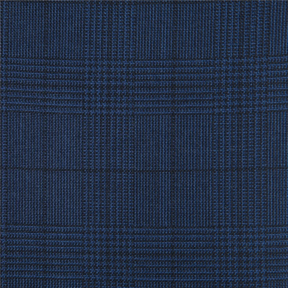 Navy Check 3-Piece Tailored Fit Suit Trouser thumbnail 8