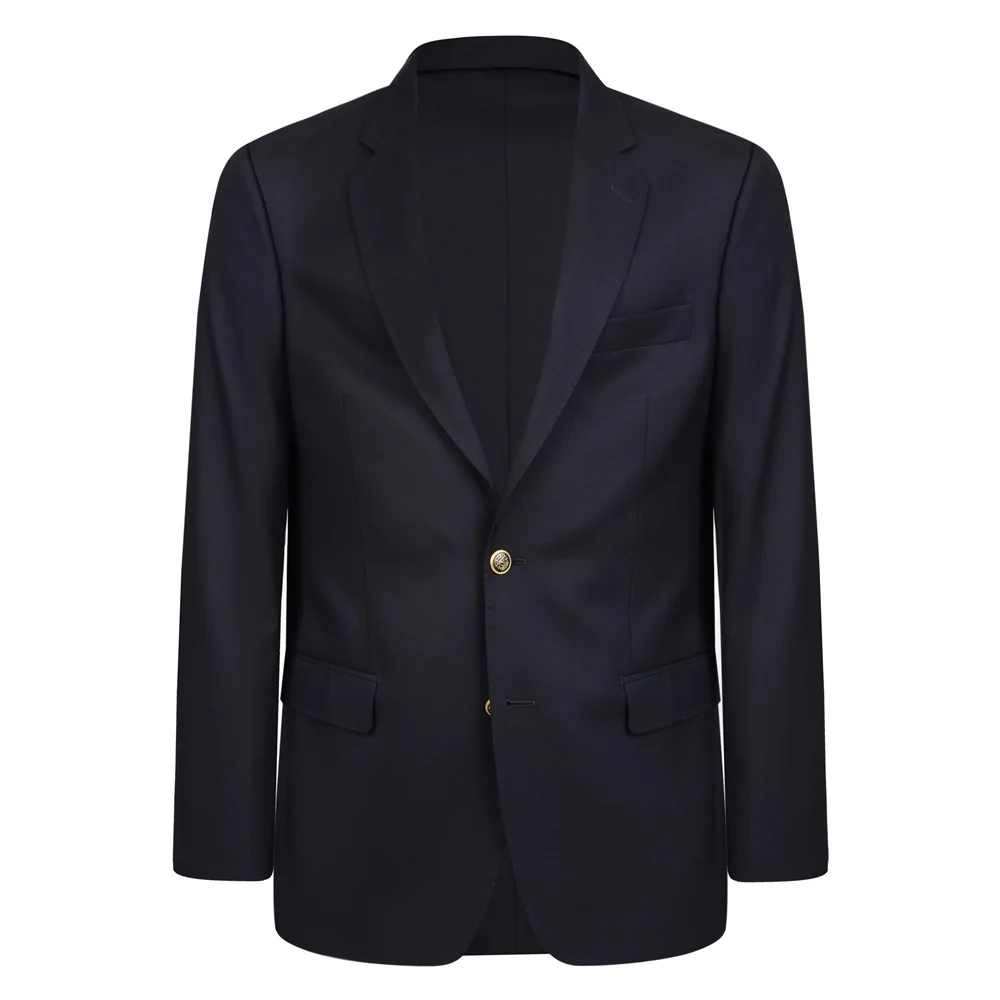 Navy Single Breasted Classic Fit Blazer thumbnail 2