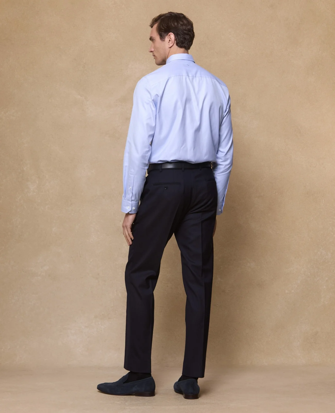 Parnell Mix & Match Suit Trouser in Navy wool thumbnail 5