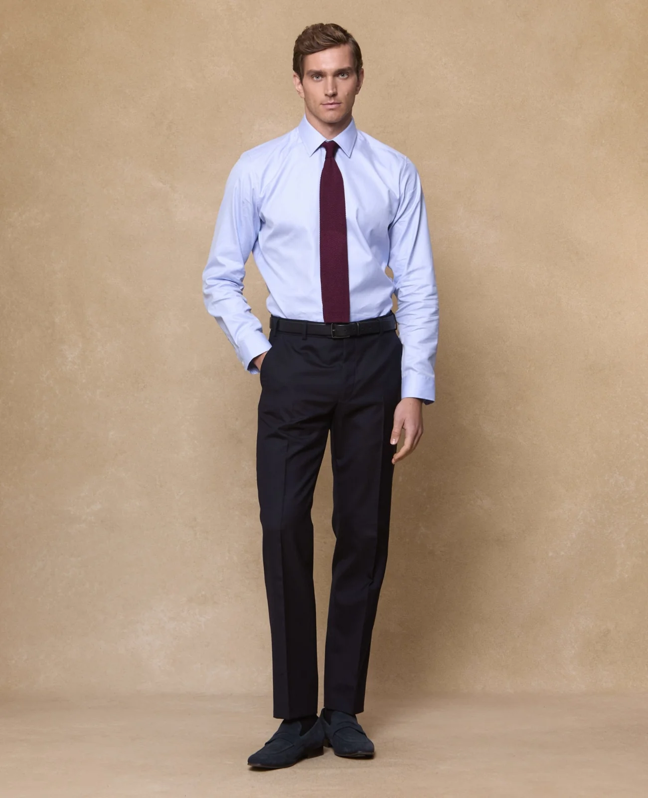 Parnell Mix & Match Suit Trouser in Navy wool primary image