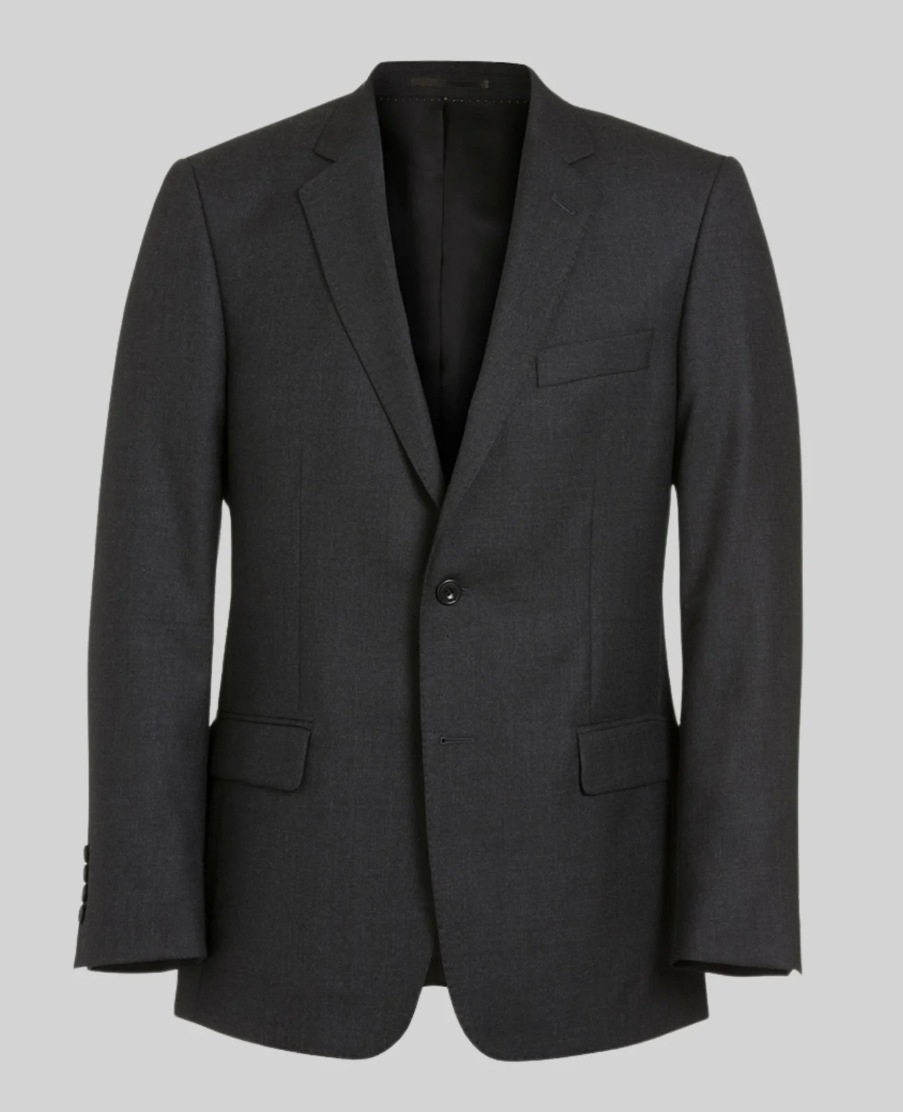 Pembroke Mix & Match Suit Blazer in Dark Grey wool thumbnail 2
