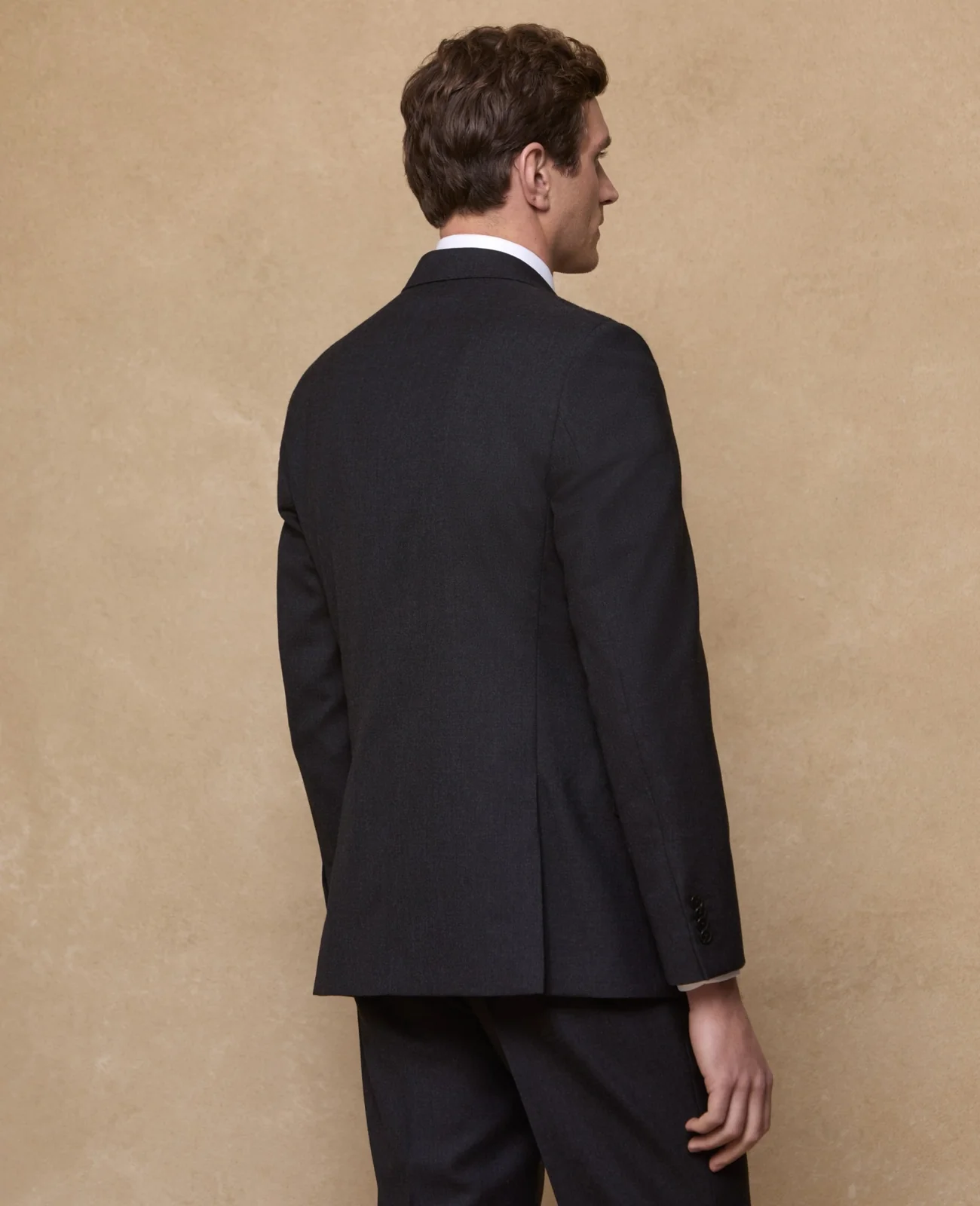 Pembroke Mix & Match Suit Blazer in Dark Grey wool thumbnail 4