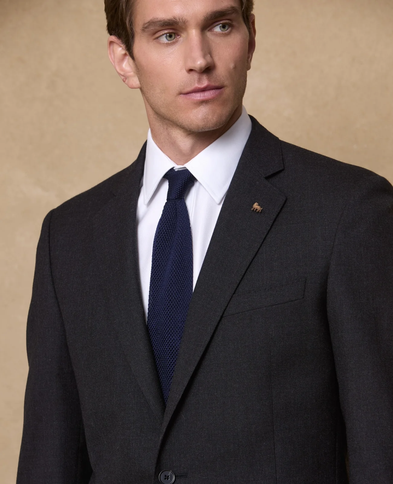 Pembroke Mix & Match Suit Blazer in Dark Grey wool thumbnail 5