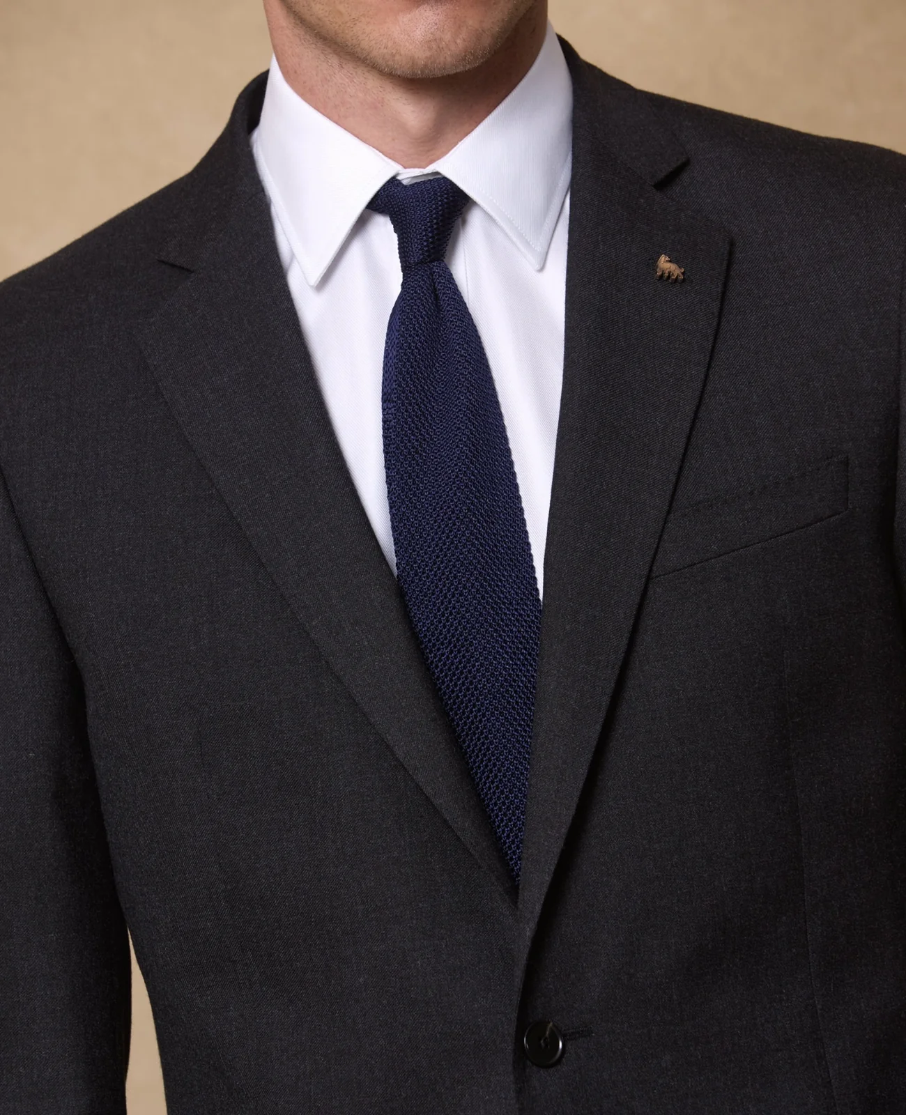 Pembroke Mix & Match Suit Blazer in Dark Grey wool thumbnail 6