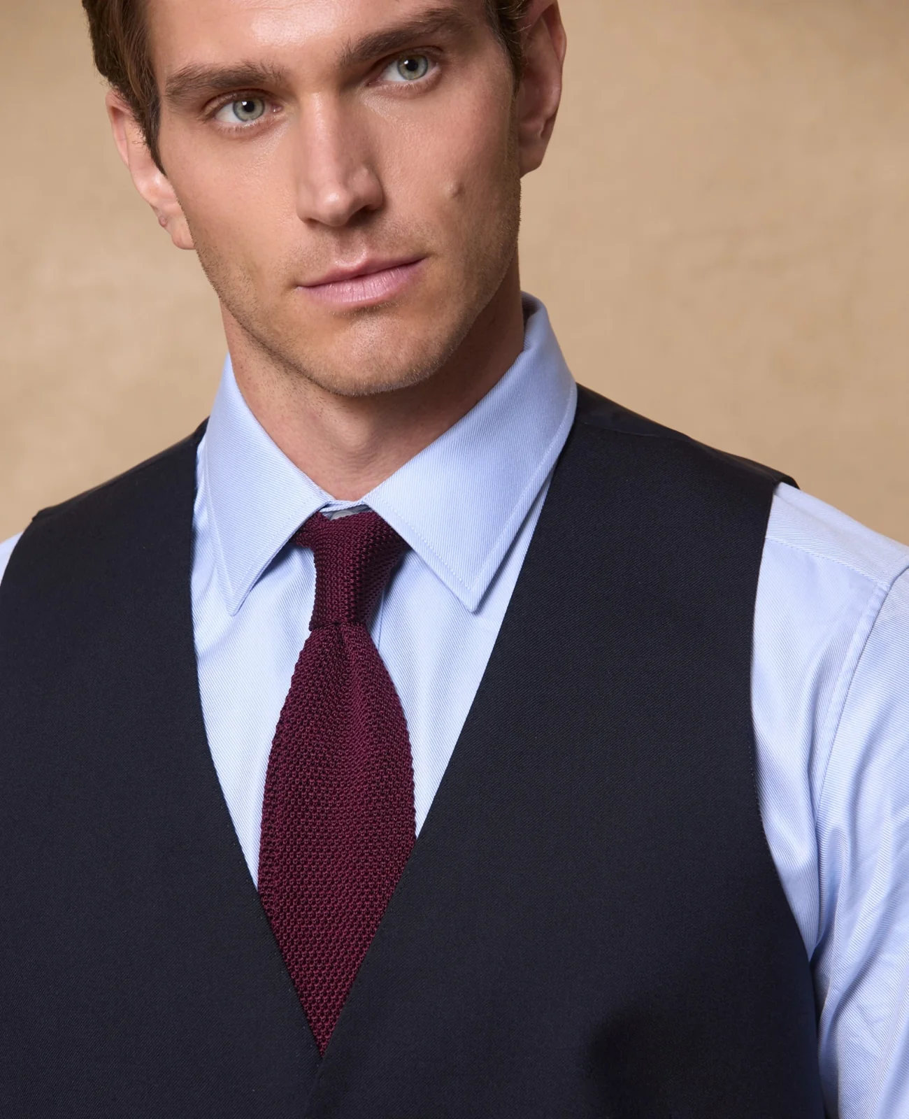 Pembroke Mix & Match Suit Waistcoat in Navy thumbnail 5