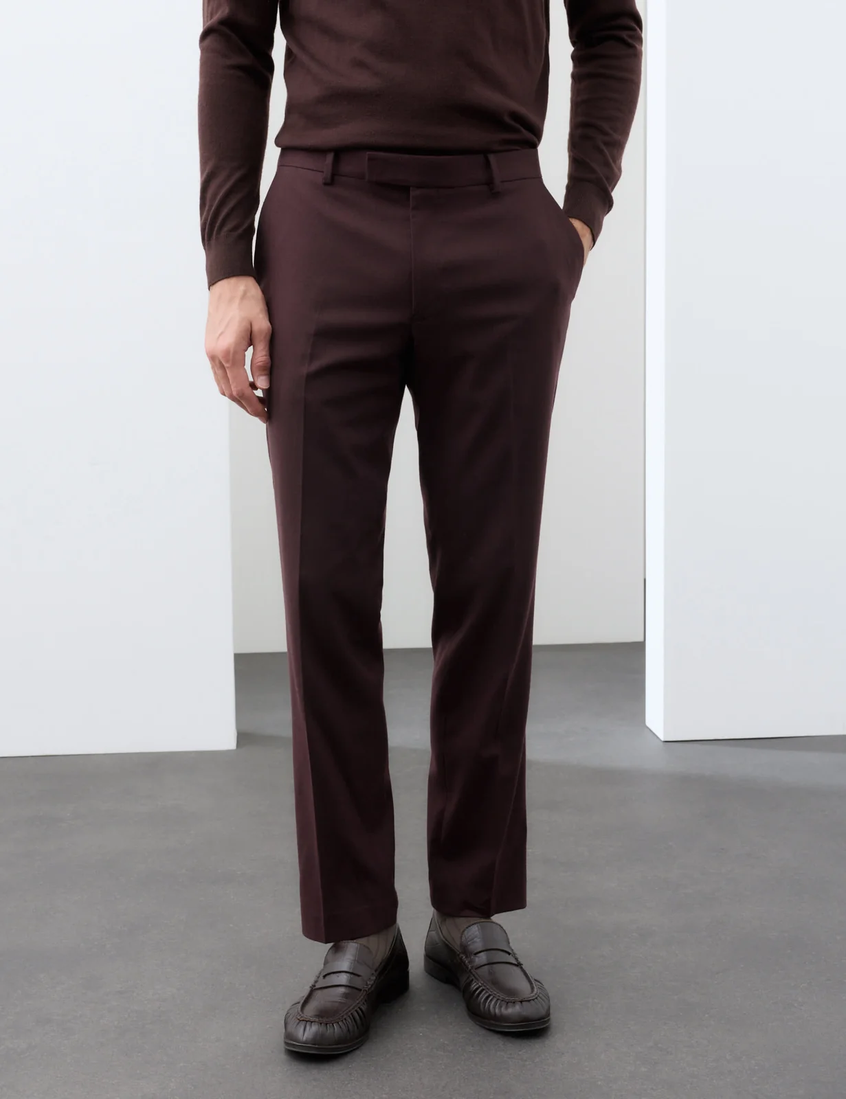 2 Piece Italian Wool Blend Performance Suit
