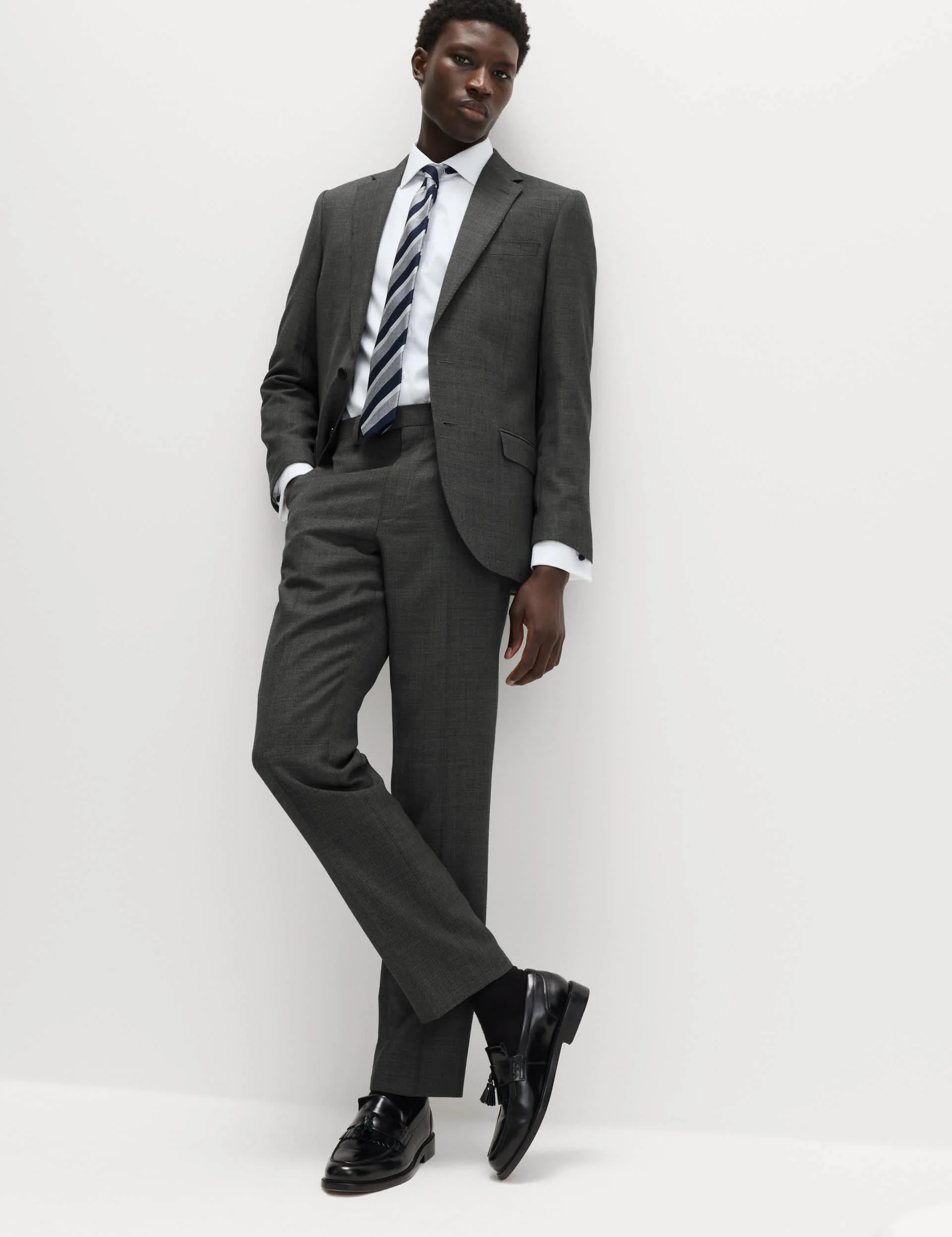 2 Piece Regular Fit Pure Wool Suit thumbnail 2