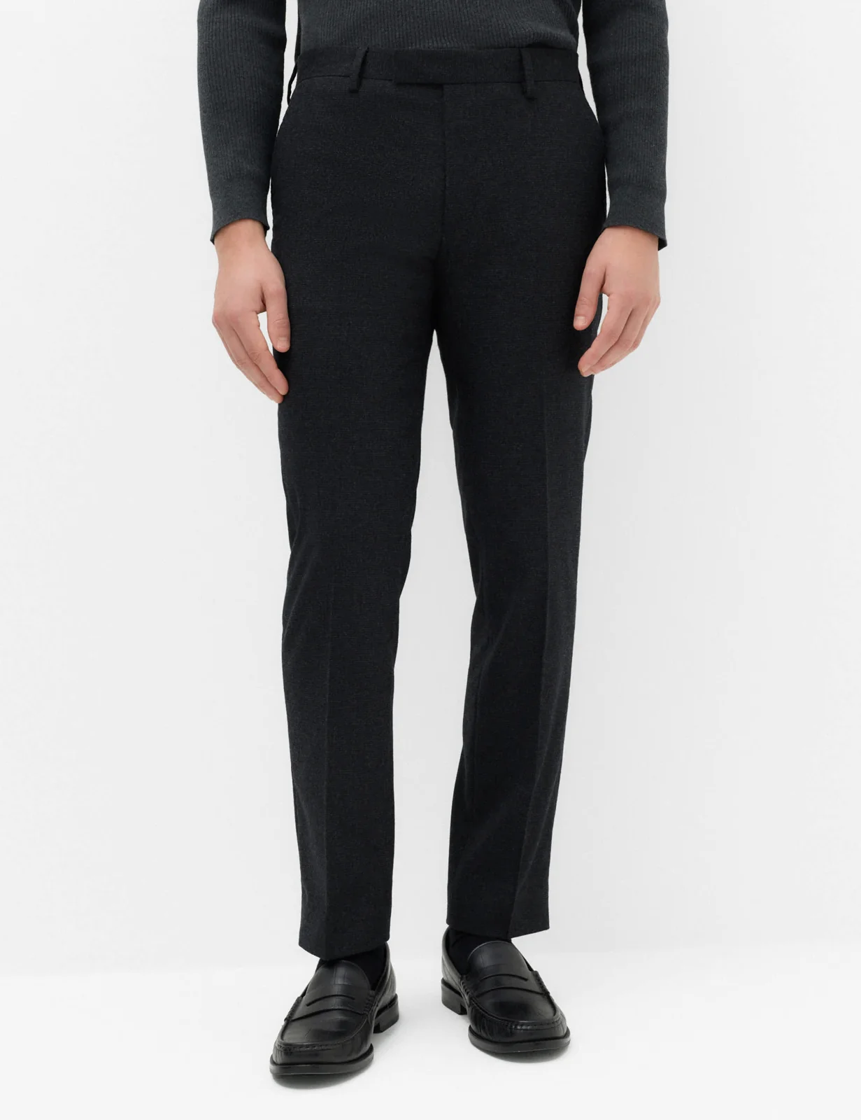 2 Piece Regular Fit Wool Rich Tweed Double Breasted Suit