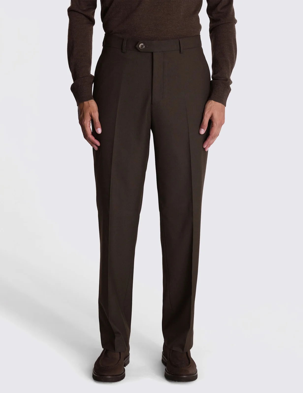 2 Piece Relaxed Fit Flannel Double Breasted Suit thumbnail 5