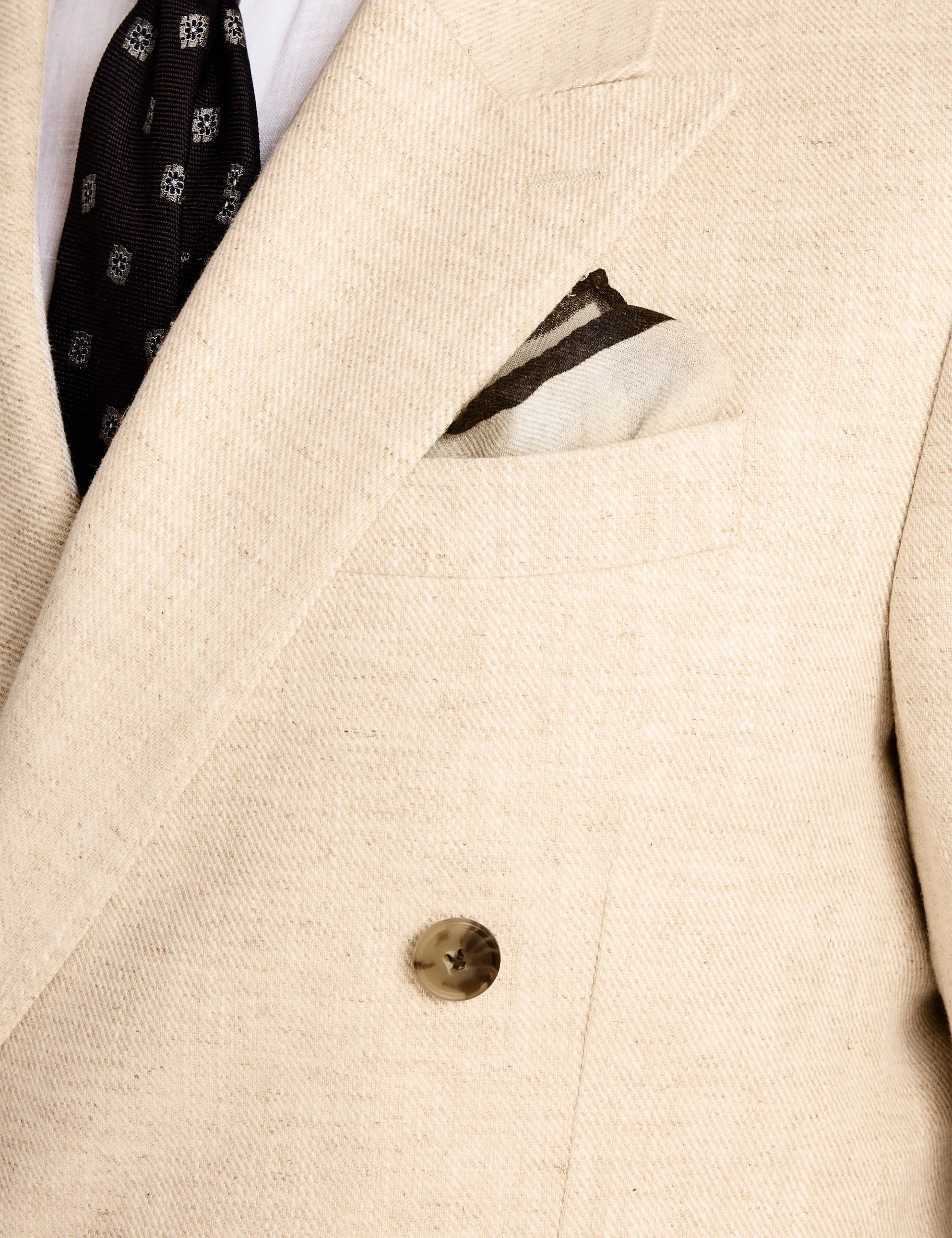 2 Piece Relaxed Fit Linen Cotton Twill Suit thumbnail 3