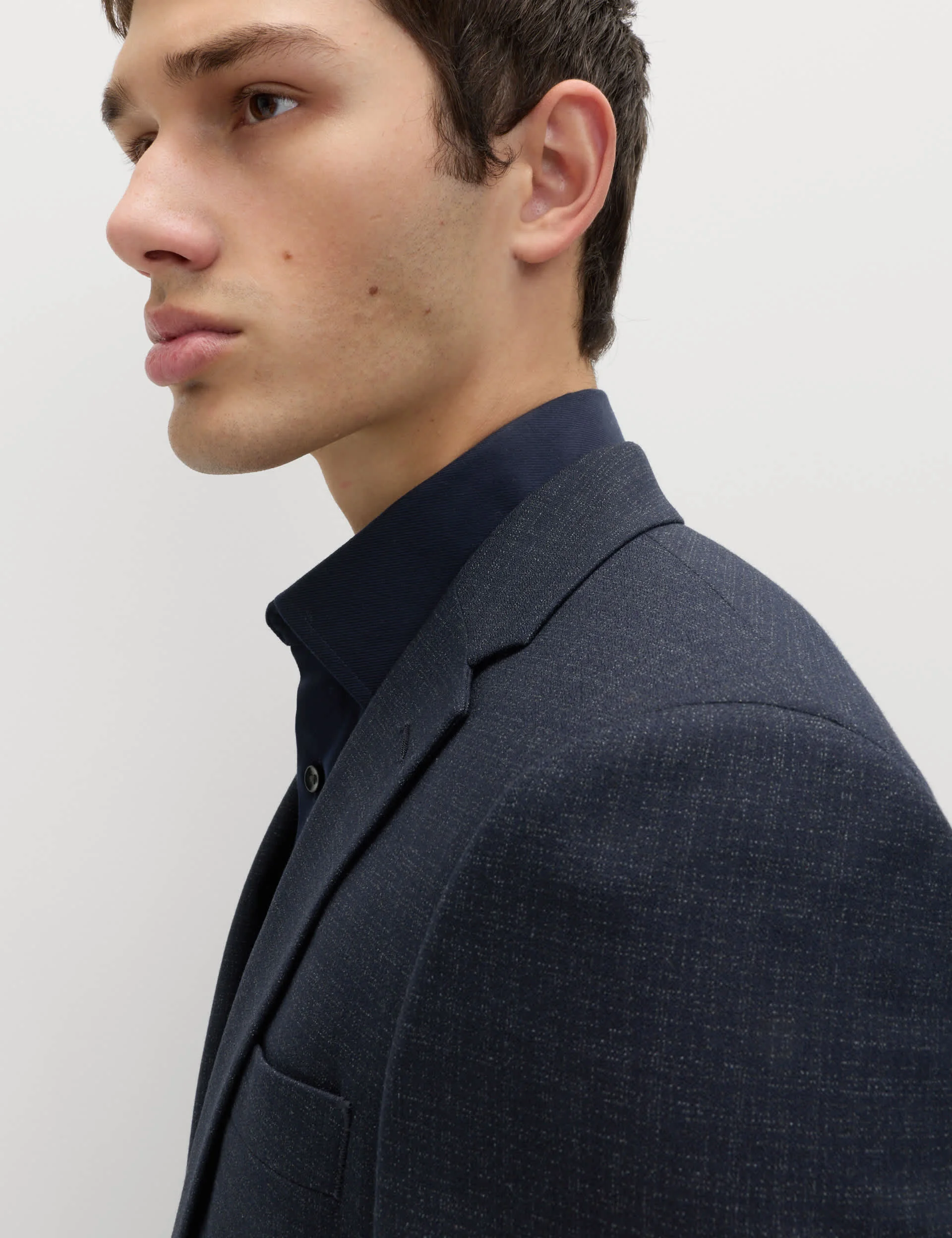 2 Piece Skinny Fit Textured Stretch Suit thumbnail 3