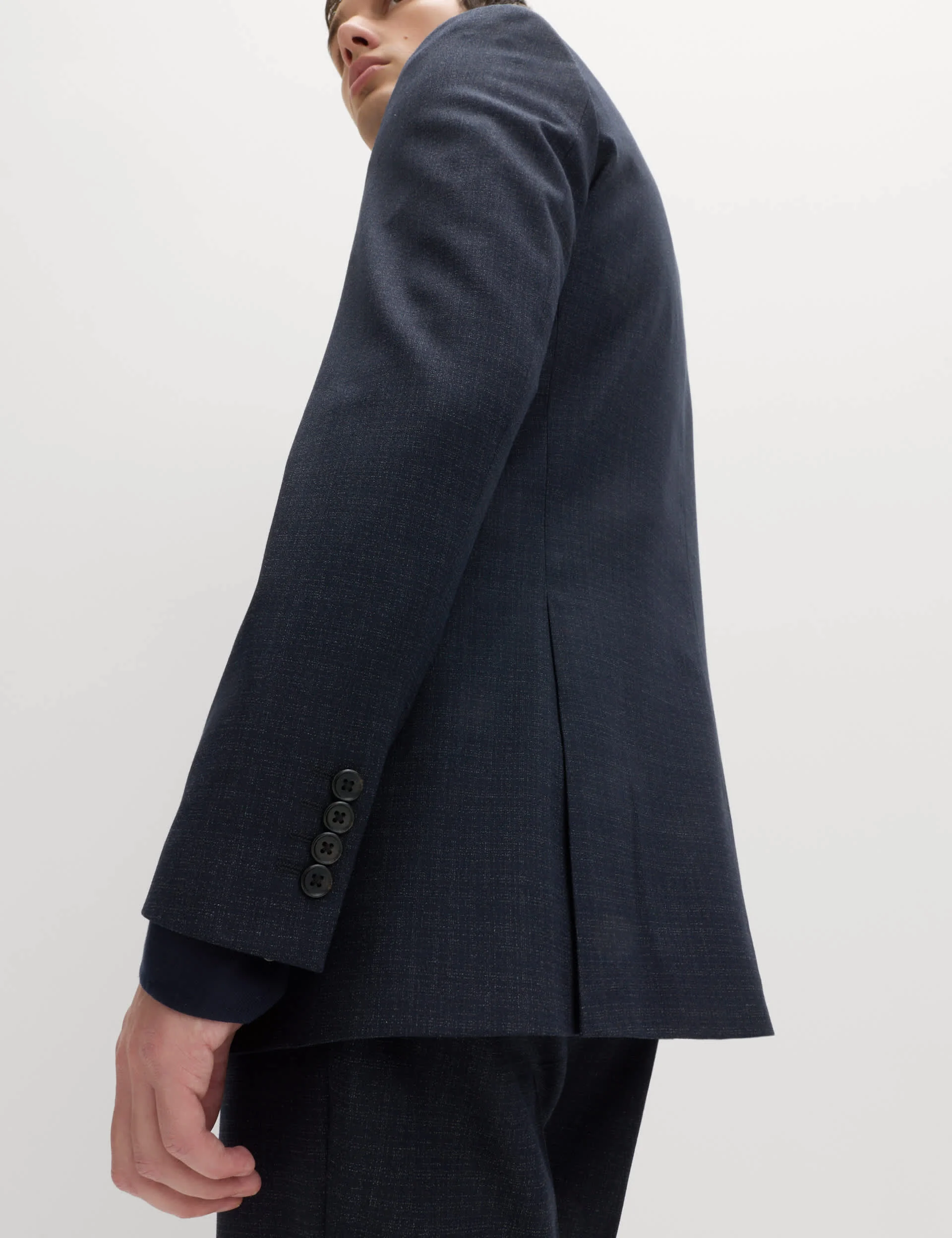 2 Piece Skinny Fit Textured Stretch Suit thumbnail 4