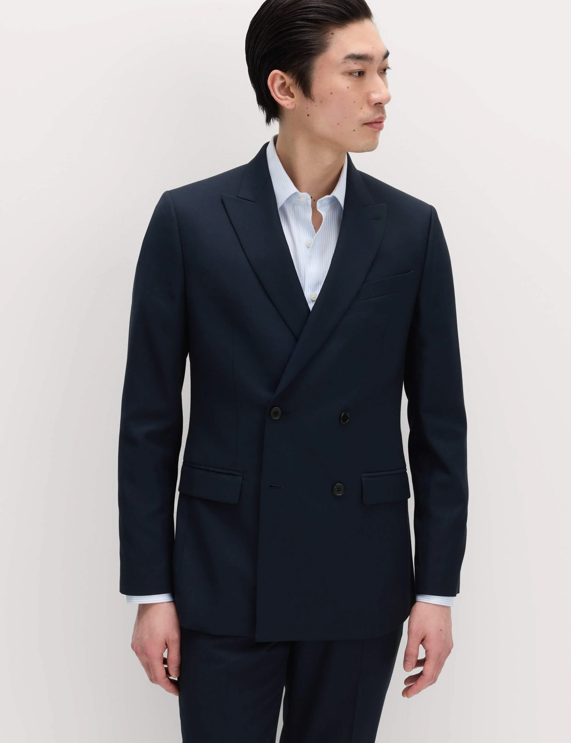 2 Piece Slim Fit Double Breasted Suit thumbnail 6