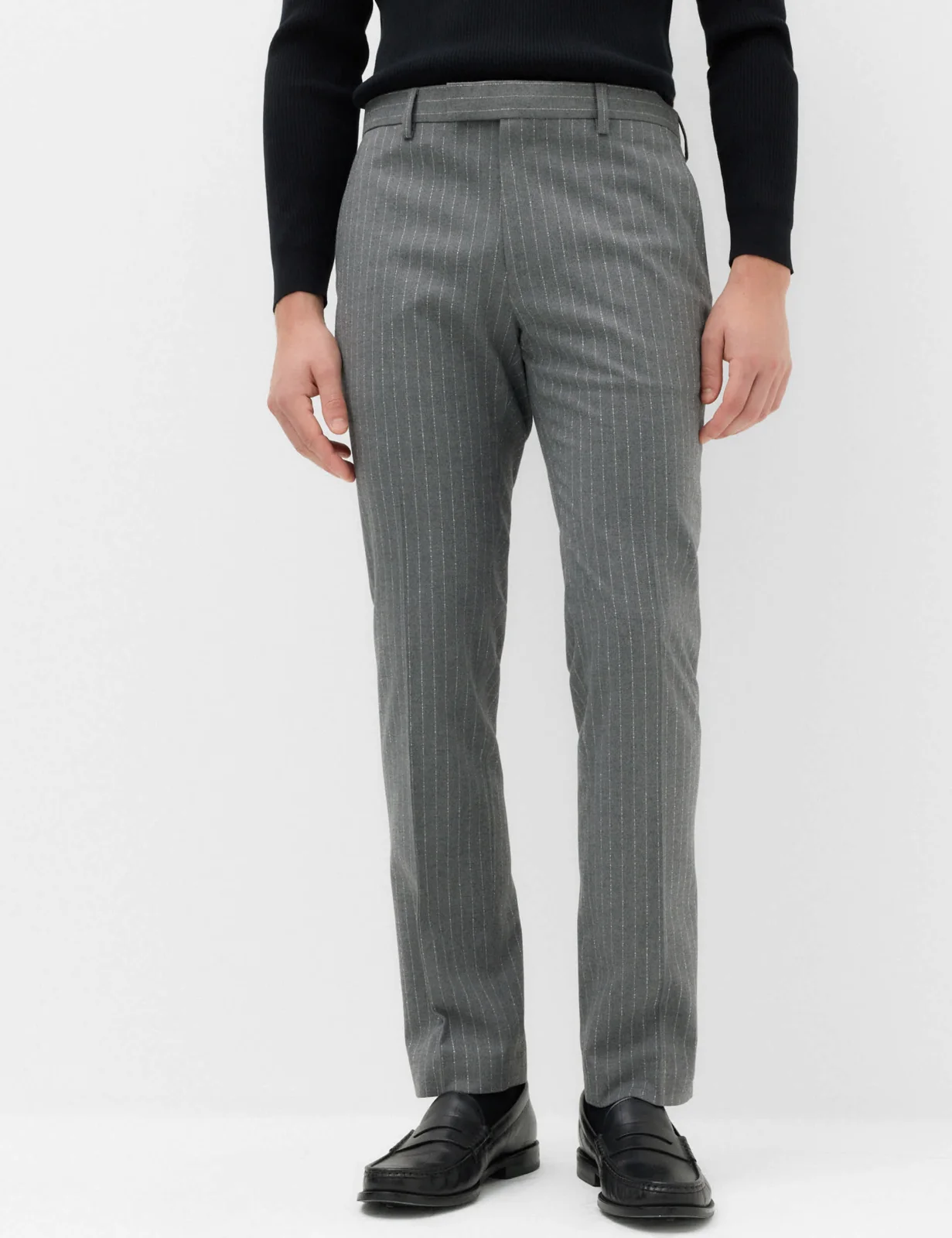 2 Piece Slim Fit Pin Stripe Stretch Suit thumbnail 2