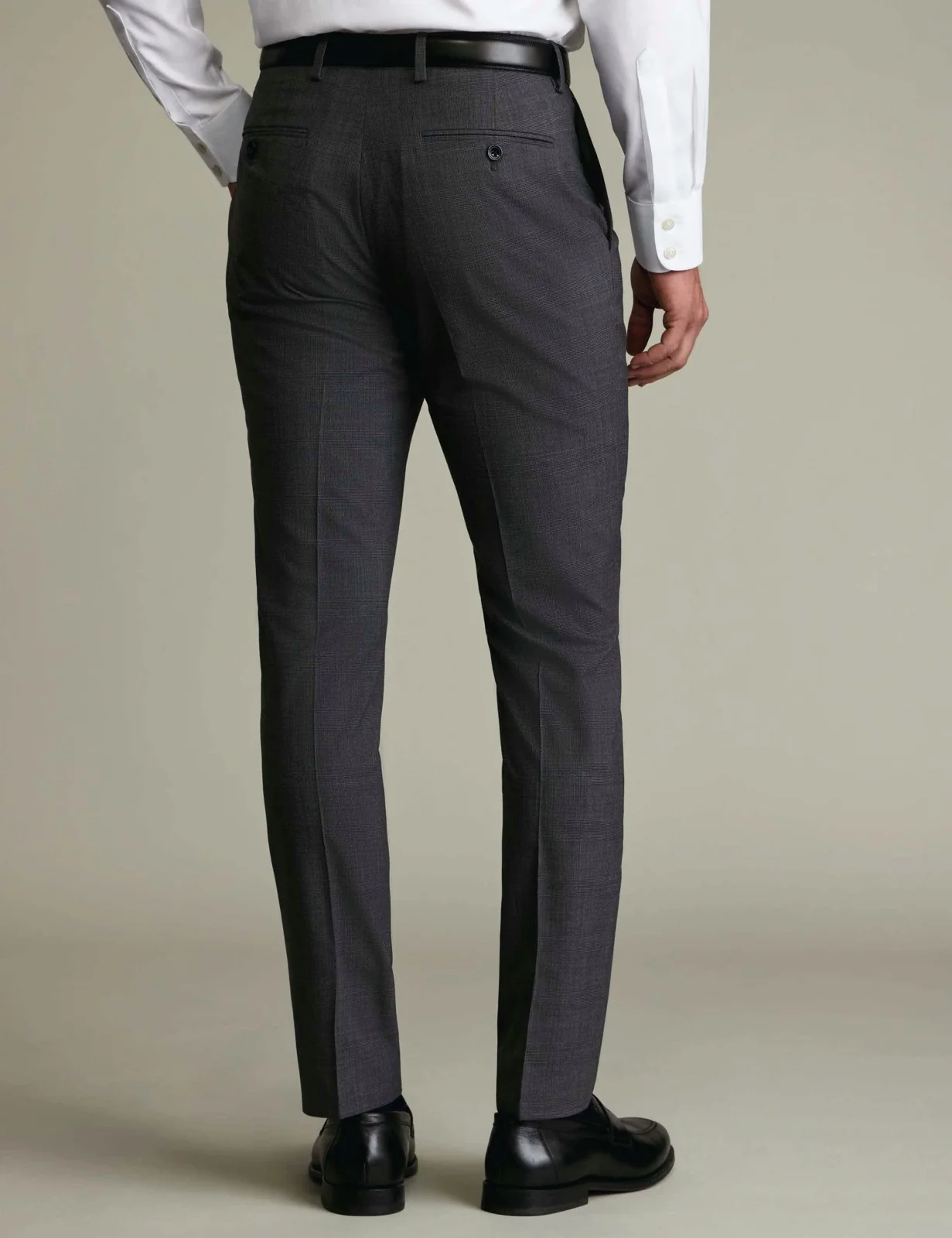 2 Piece Slim Fit Pure Wool Sharkskin Suit thumbnail 3
