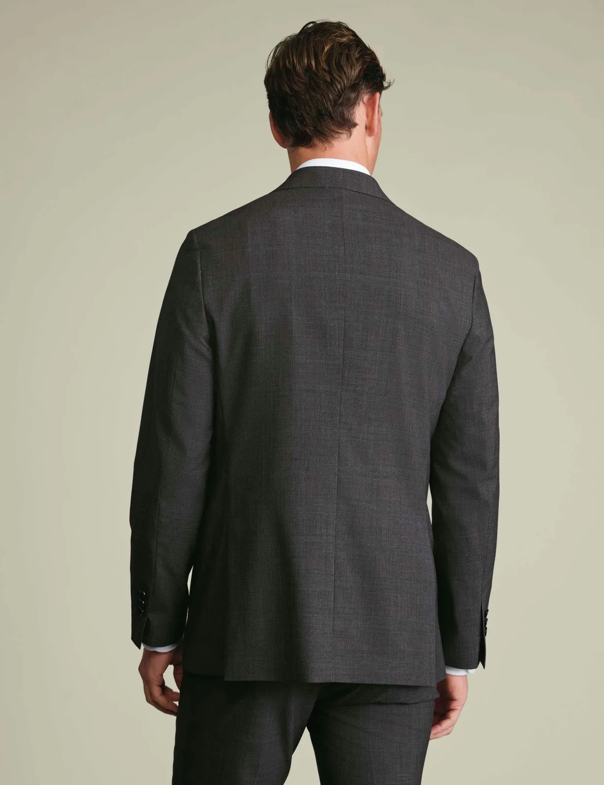 2 Piece Slim Fit Pure Wool Sharkskin Suit thumbnail 4