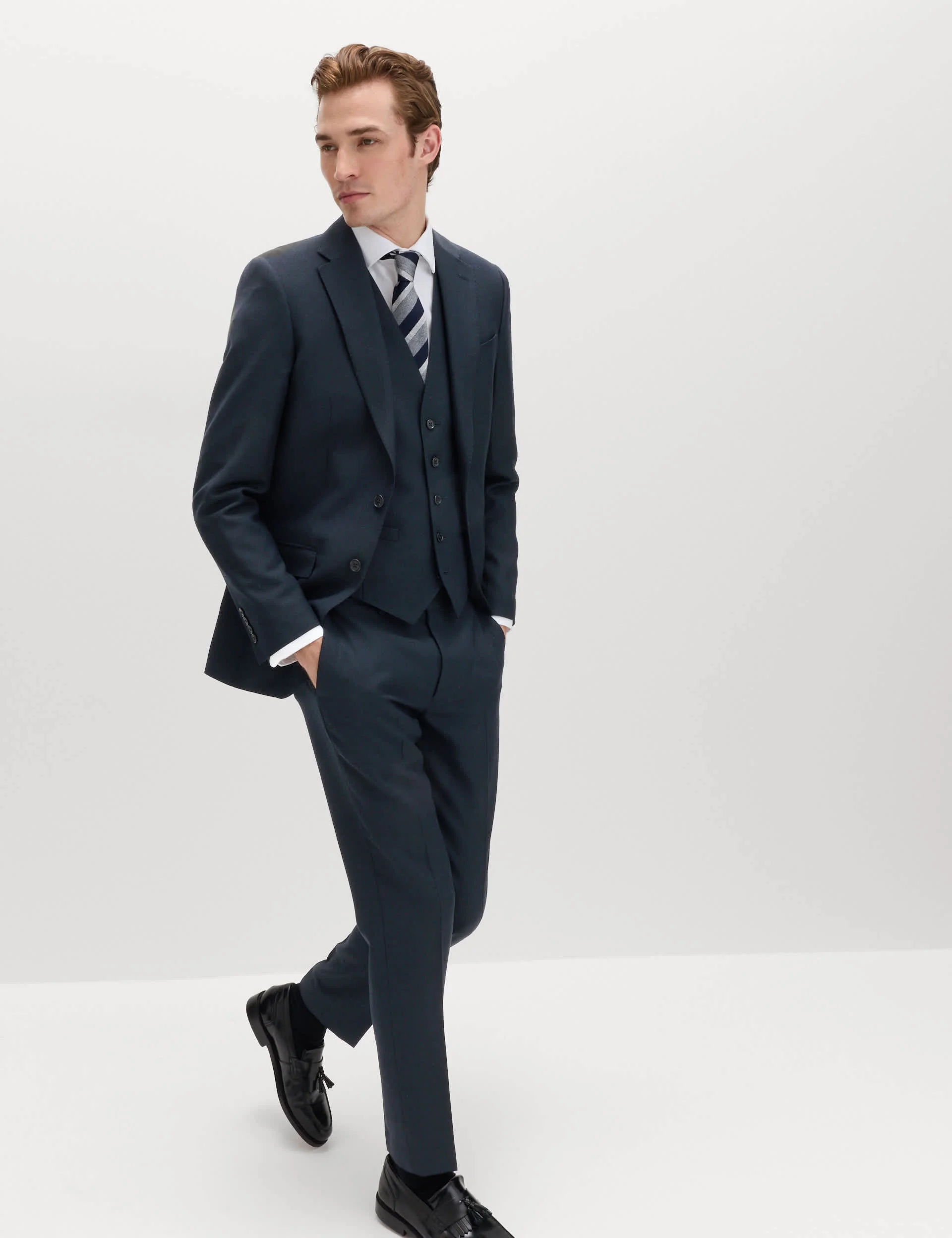 2 Piece Slim Fit Pure Wool Suit thumbnail 2