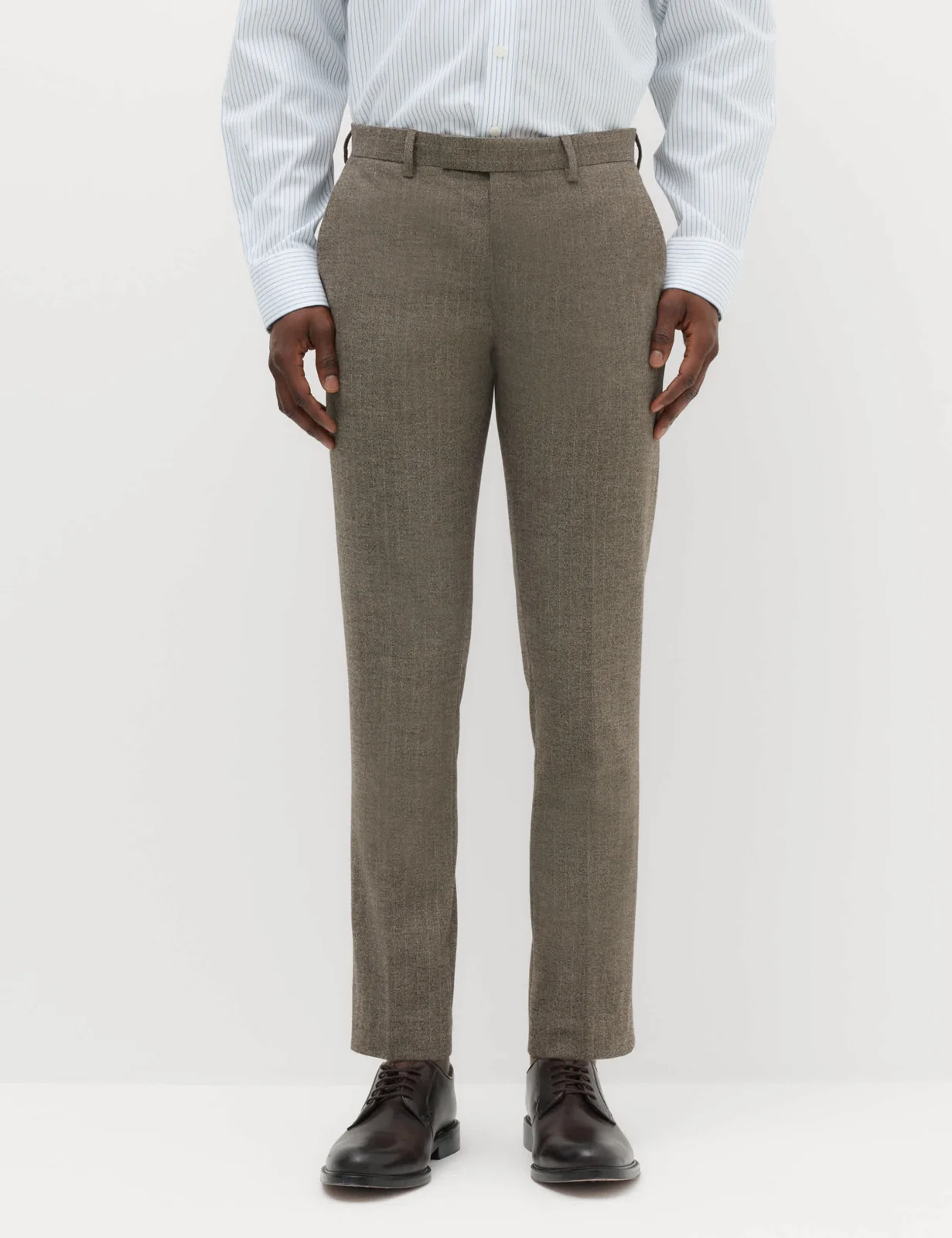 2 Piece Slim Fit Striped Stretch Suit primary image