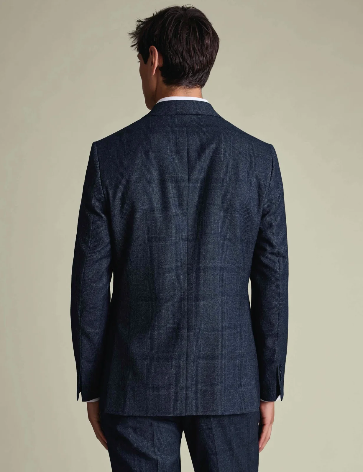 2 Piece Slim Fit Super 120s Merino Wool Suit thumbnail 4