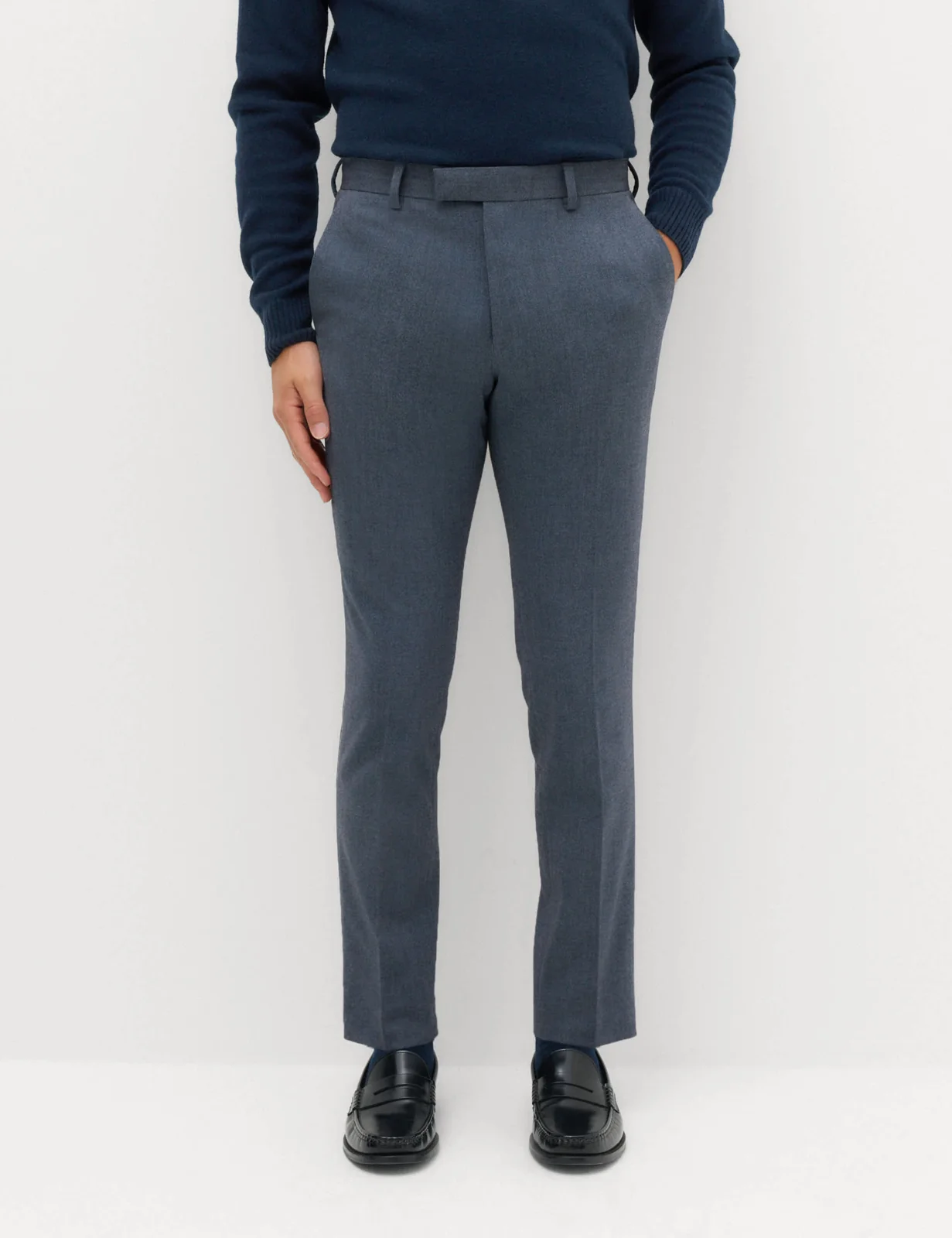 2 Piece Slim Fit Twill Double Breasted Suit thumbnail 2
