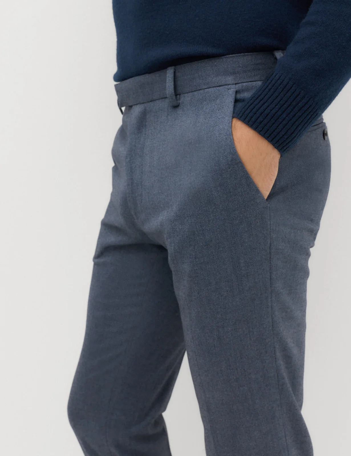2 Piece Slim Fit Twill Double Breasted Suit thumbnail 3