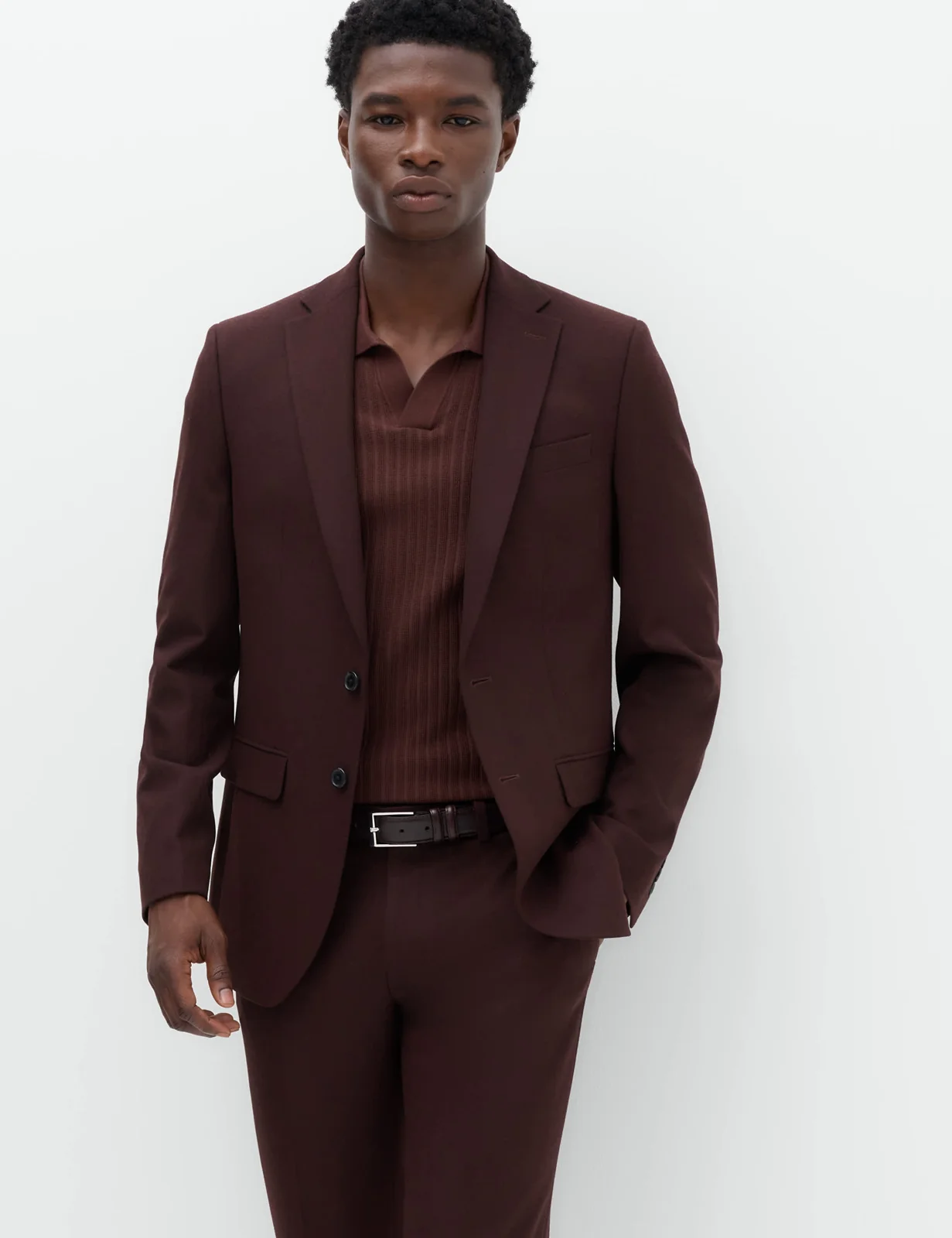 2 Piece Slim Fit Twill Suit