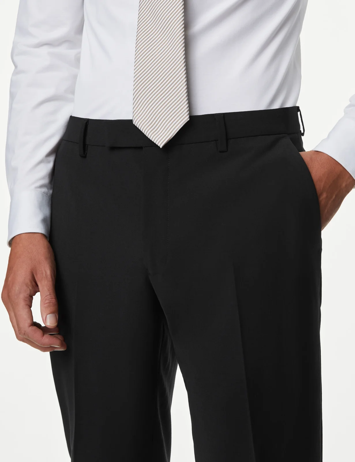 2 Piece Slim Fit Wool Blend Stretch Suit thumbnail 6