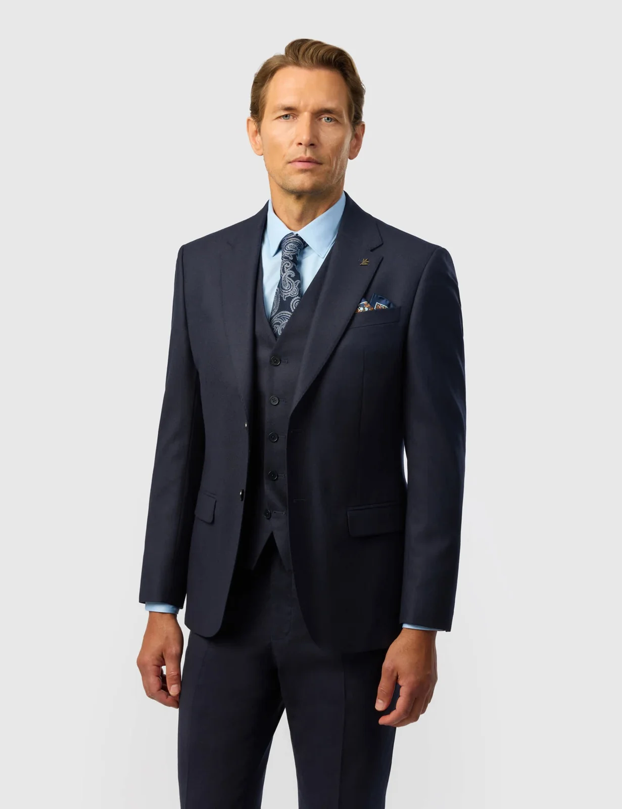 2 Piece Slim Fit Wool Rich Stretch Flannel Suit thumbnail 6