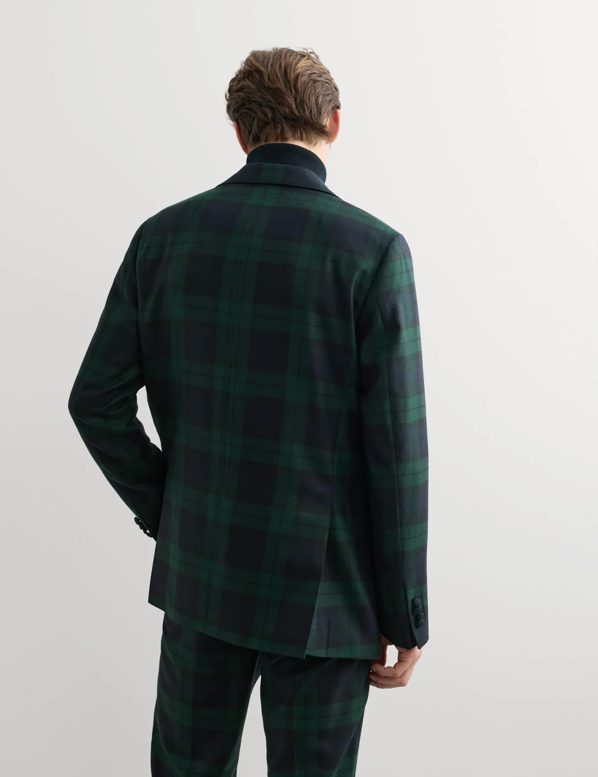 2 Piece Tailored Fit British Check Suit thumbnail 2