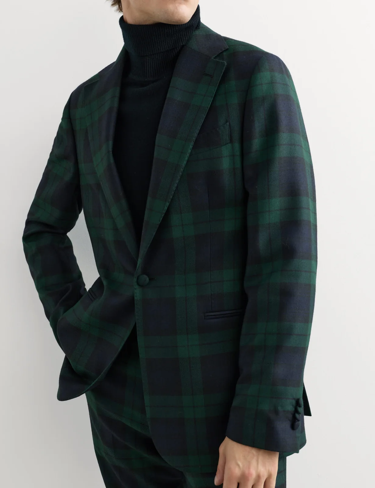 2 Piece Tailored Fit British Check Suit thumbnail 3