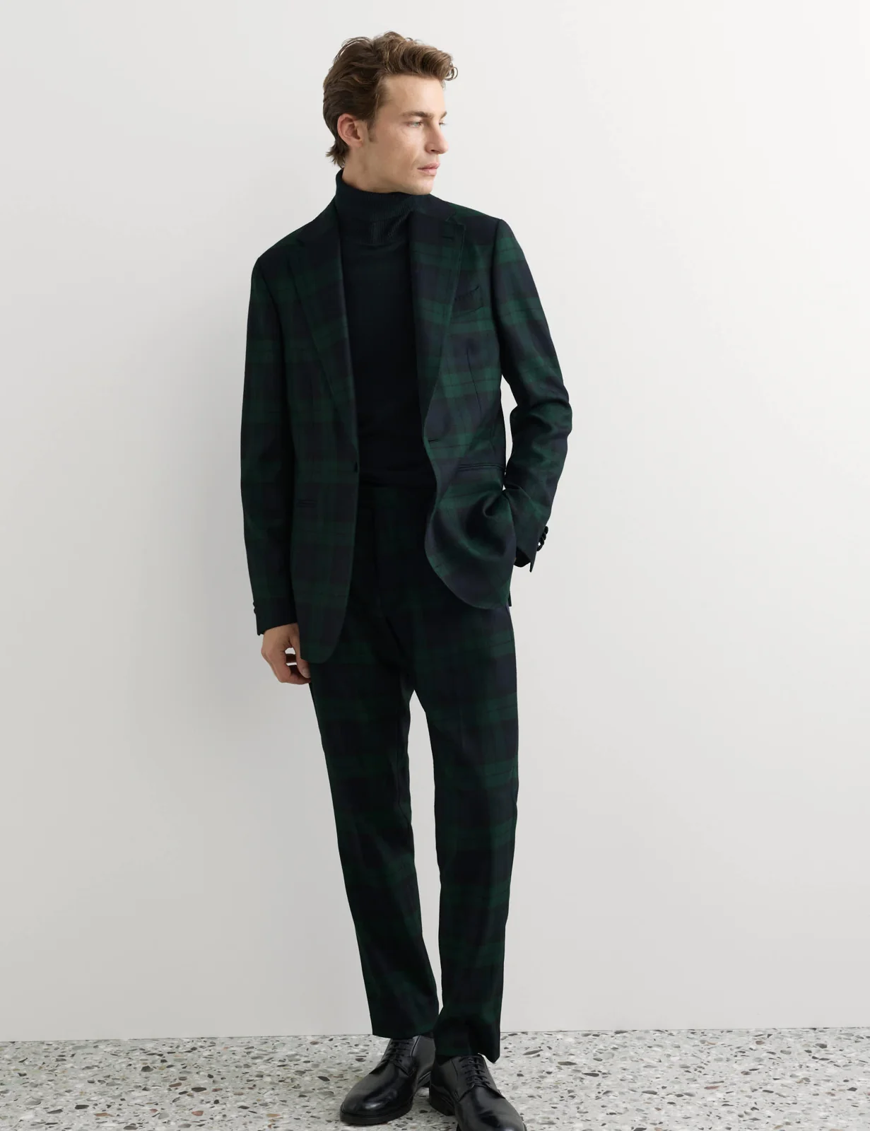 2 Piece Tailored Fit British Check Suit thumbnail 4