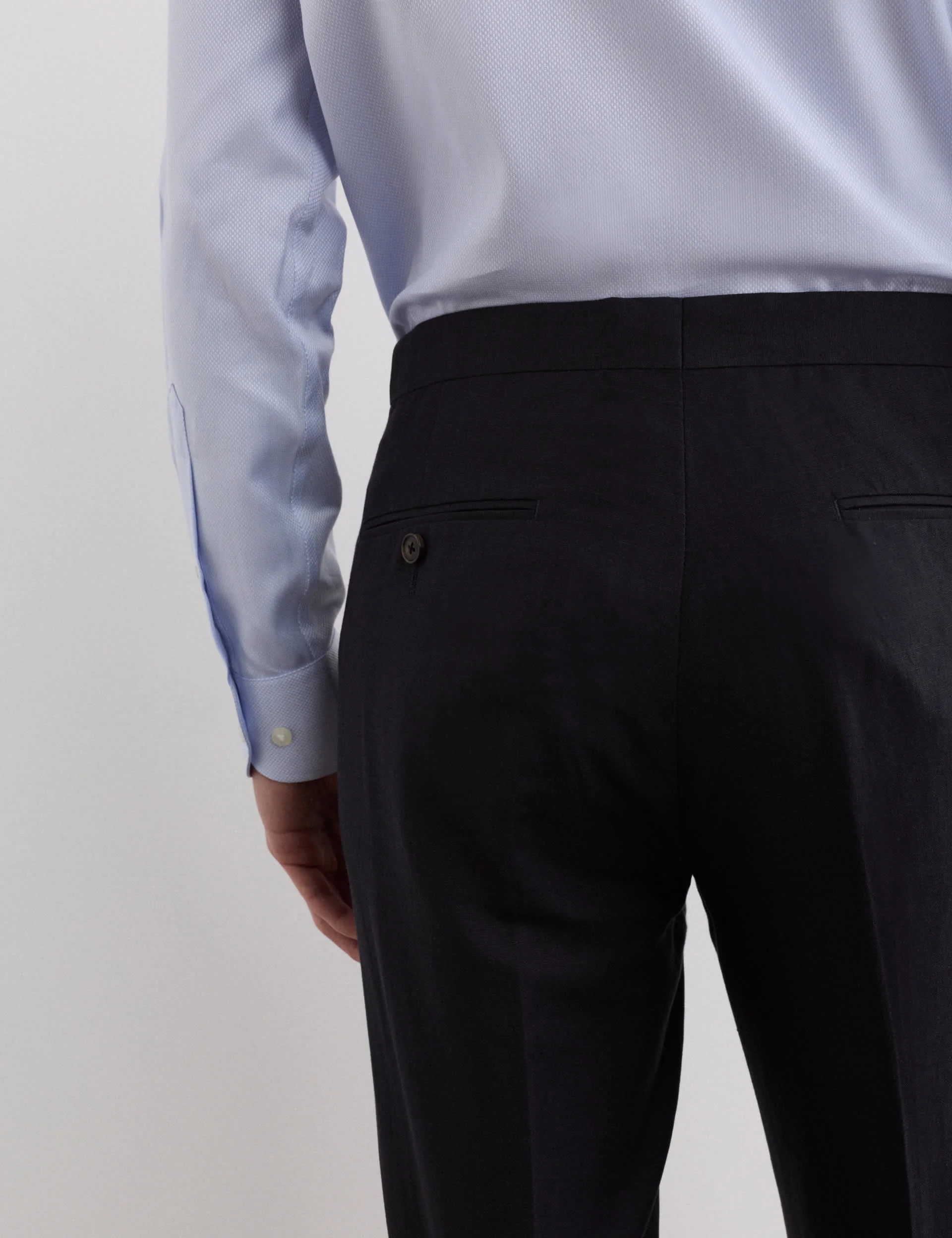 2 Piece Tailored Fit Italian Silk & Linen Suit thumbnail 4