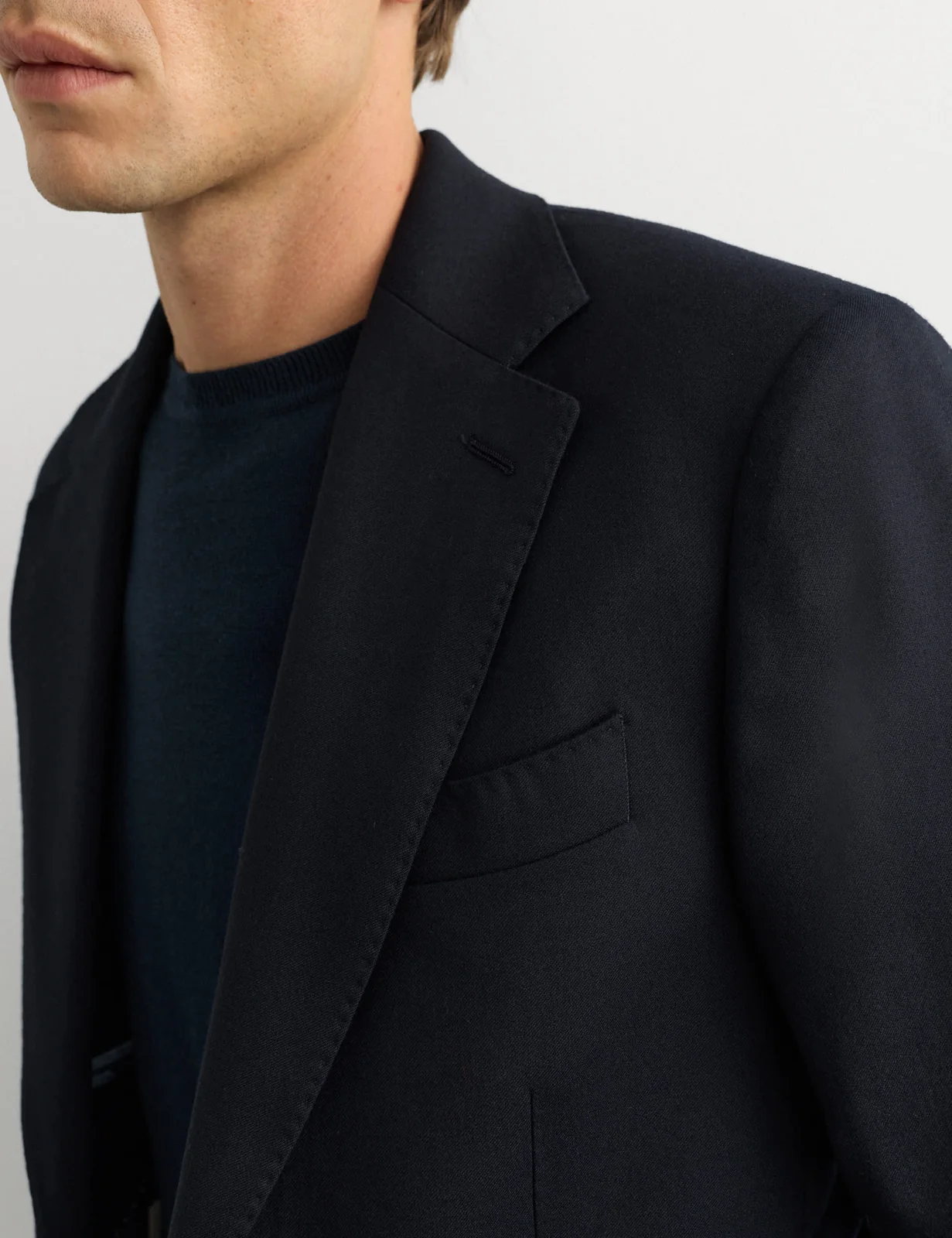 2 Piece Tailored Fit Italian Wool Flannel Suit thumbnail 5