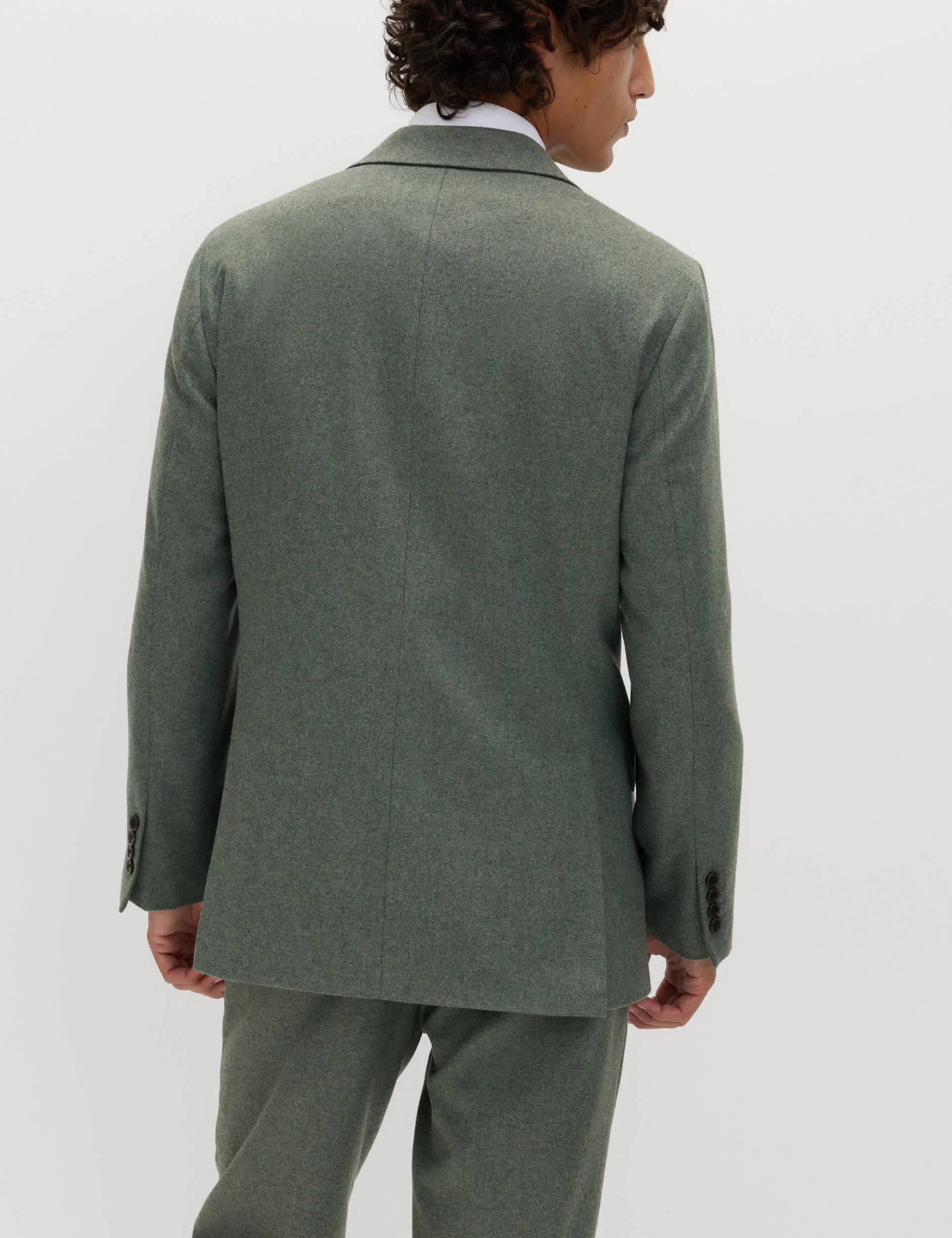 2 Piece Tailored Fit Italian Wool Rich Tweed Suit thumbnail 5
