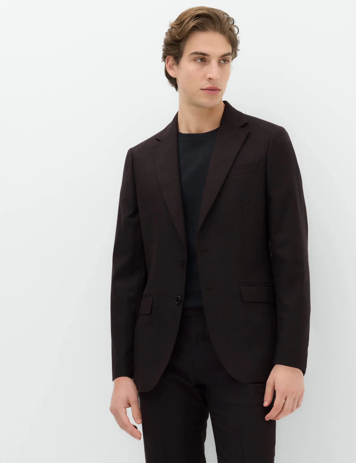2 Piece Tailored Fit Micro Check Tweed Suit thumbnail 6